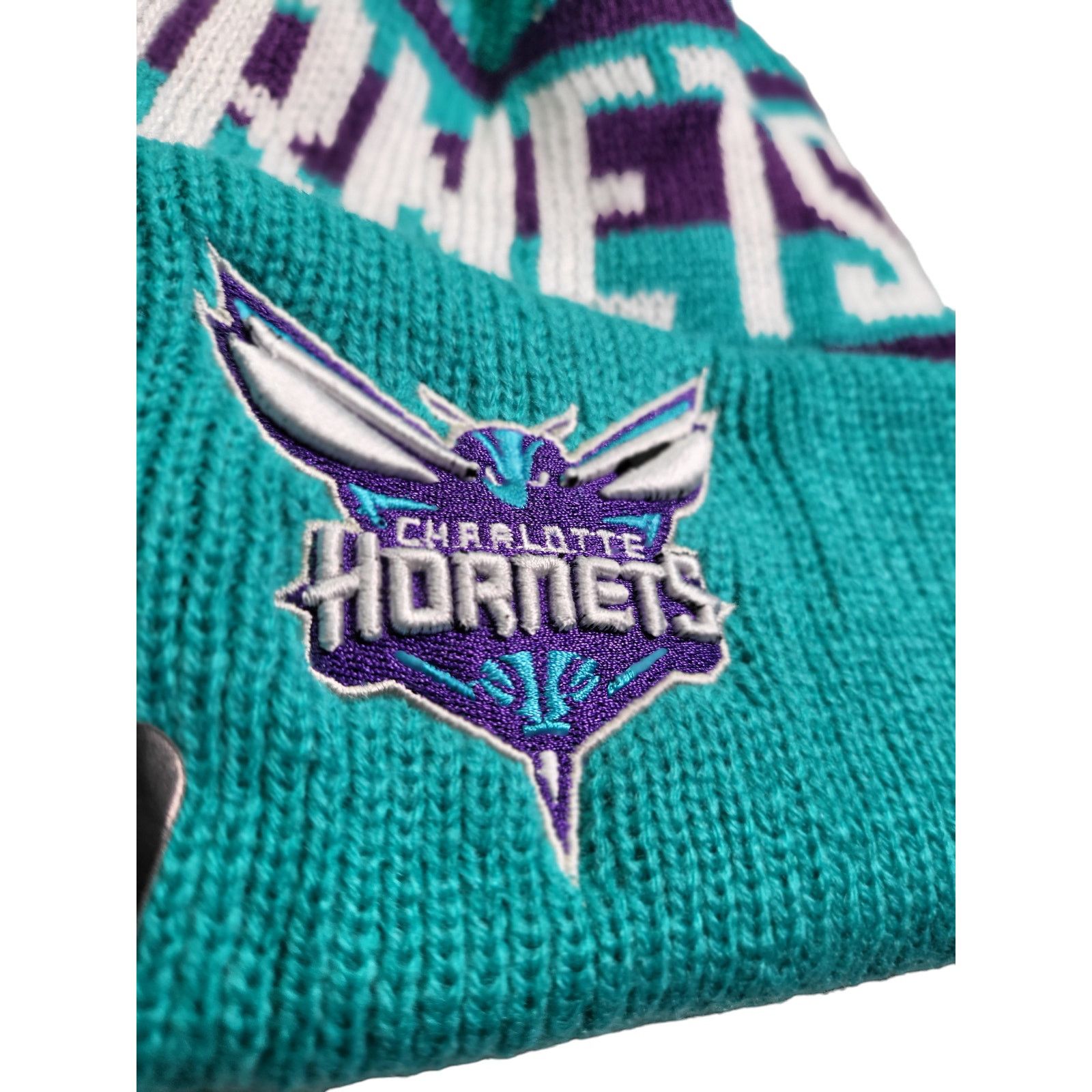 Other NWT Charlotte Hornets Sports Knit‎ Pom Beanie Fleece Lined Size ONE SIZE - 5 Thumbnail