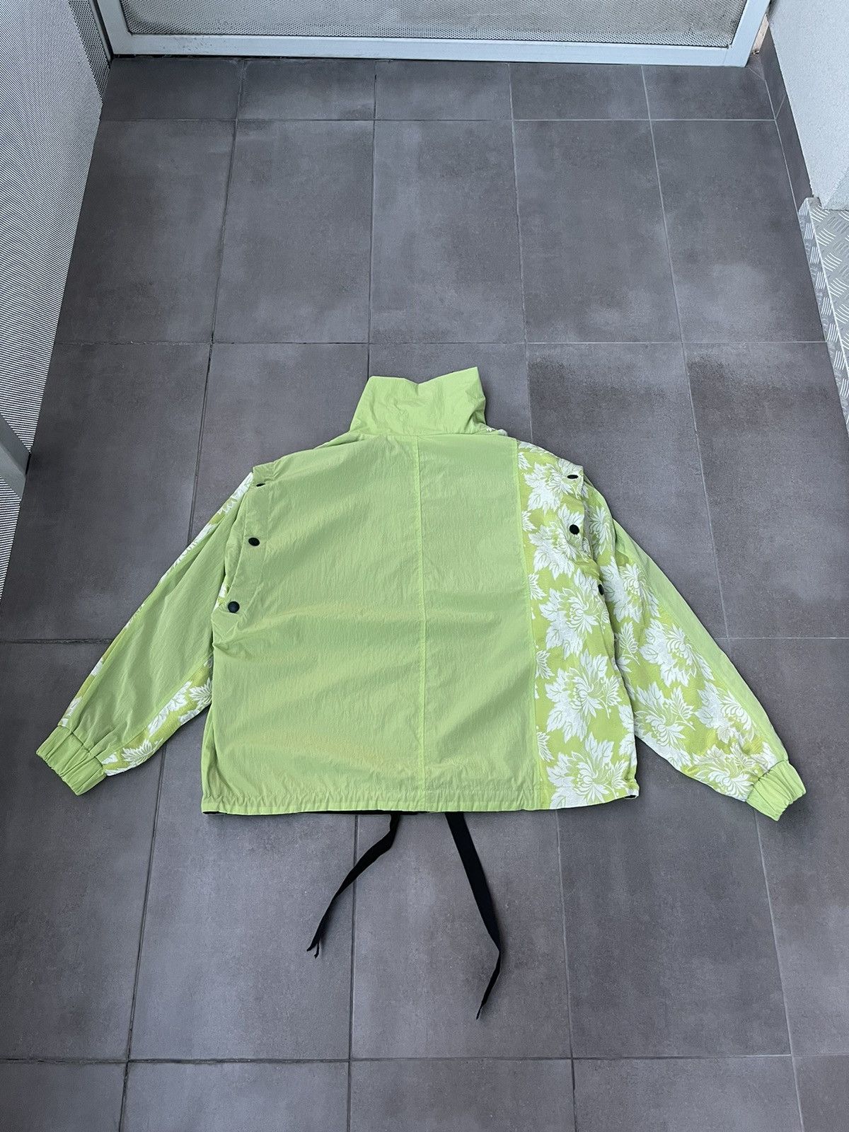 Japanese Brand !DS! AW22 Zsigmond Kassa Acid Green Jacket Coat Size US M / EU 48-50 / 2 - 15 Thumbnail