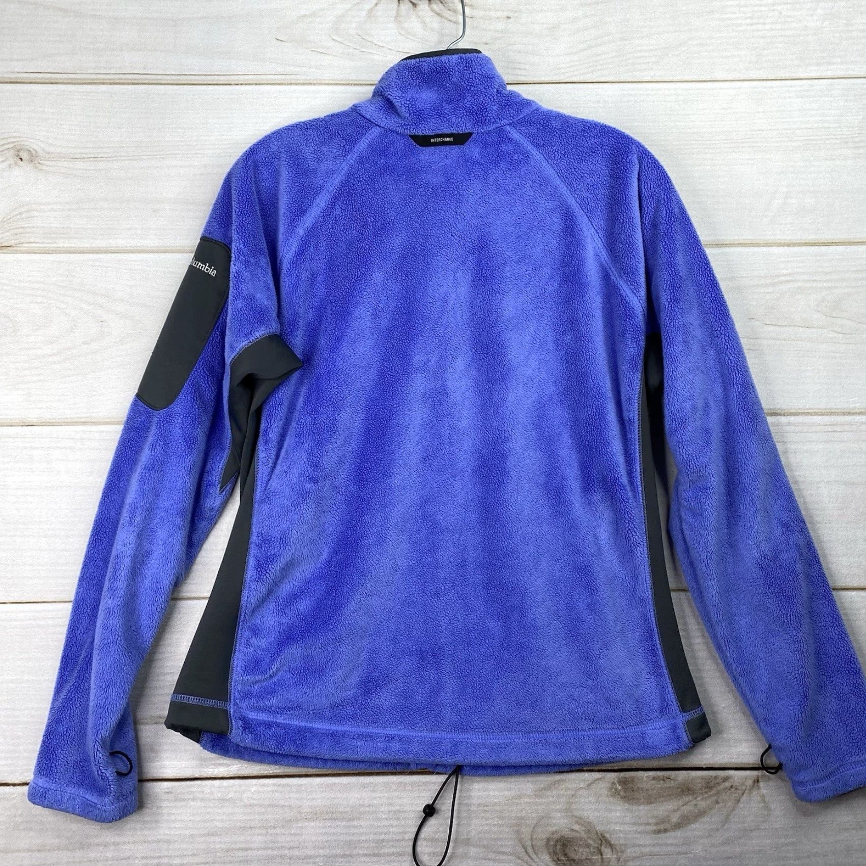 Vintage Columbia Jacket Women M Blue Full Zip Interchange Fleece Pockets Liner Outdoor Winter Fall Spring Regular Shirt Size M / US 6-8 / IT 42-44 - 6 Thumbnail