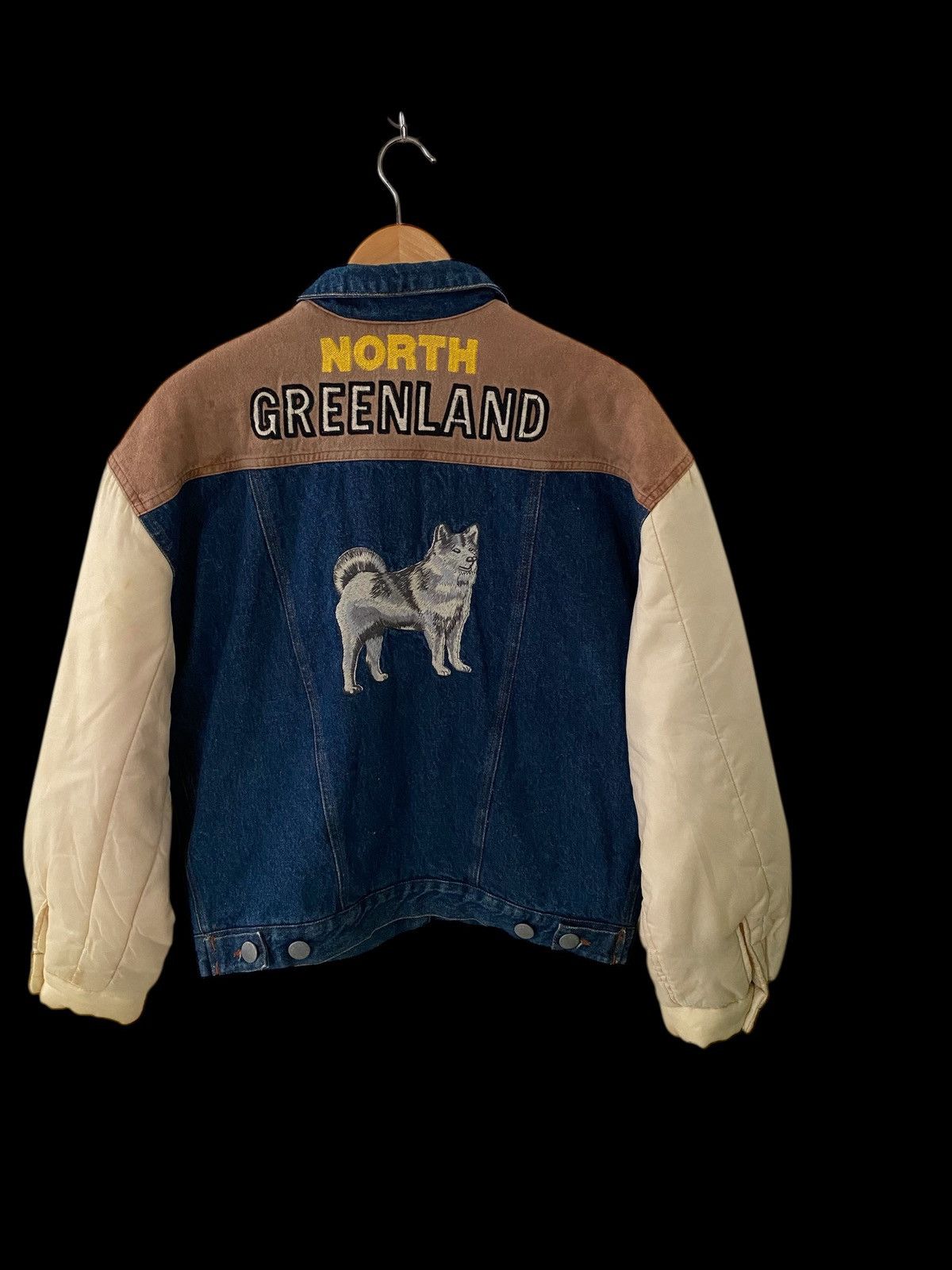 Hysteric Glamour KRIZIA JEANS BIG LOGO MYSTERY AND ADVENTURE DENIM JACKET Size US L / EU 52-54 / 3 - 2 Thumbnail