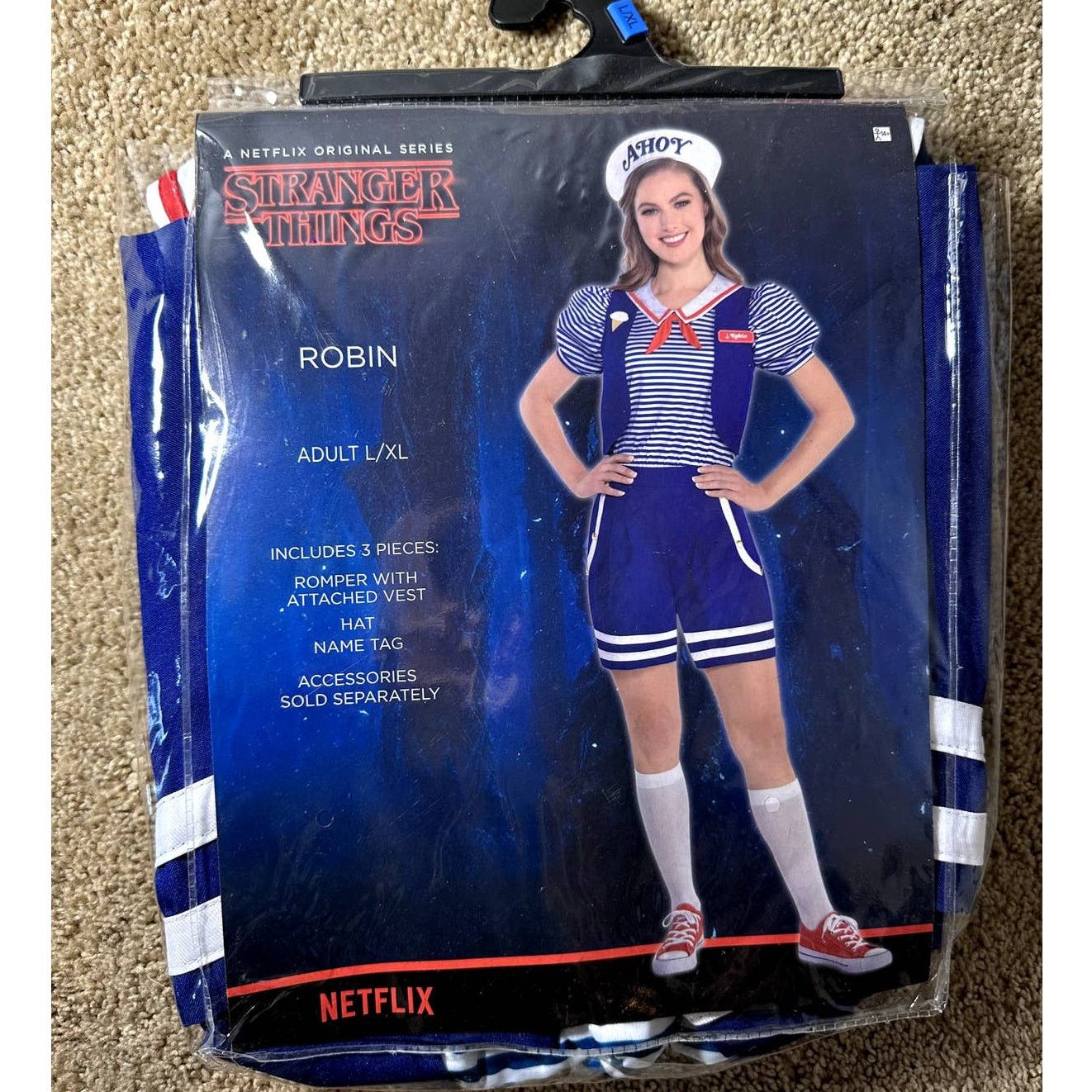 Other Netflix Stranger Things Robin Scoops Ahoy Romper Costume L Size L / US 10 / IT 46 - 2 Thumbnail