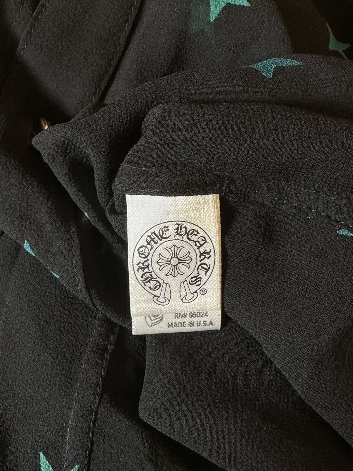 Chrome Hearts CHROME HEARTS SILK STAR BUTTON UP Size L / US 10 / IT 46 - 5 Thumbnail