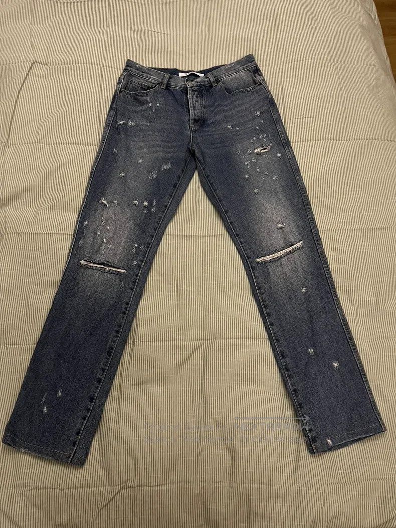 Givenchy Givenchy SizeM Ripped Denim Pants Size US 28 / EU 44 - 1 Thumbnail