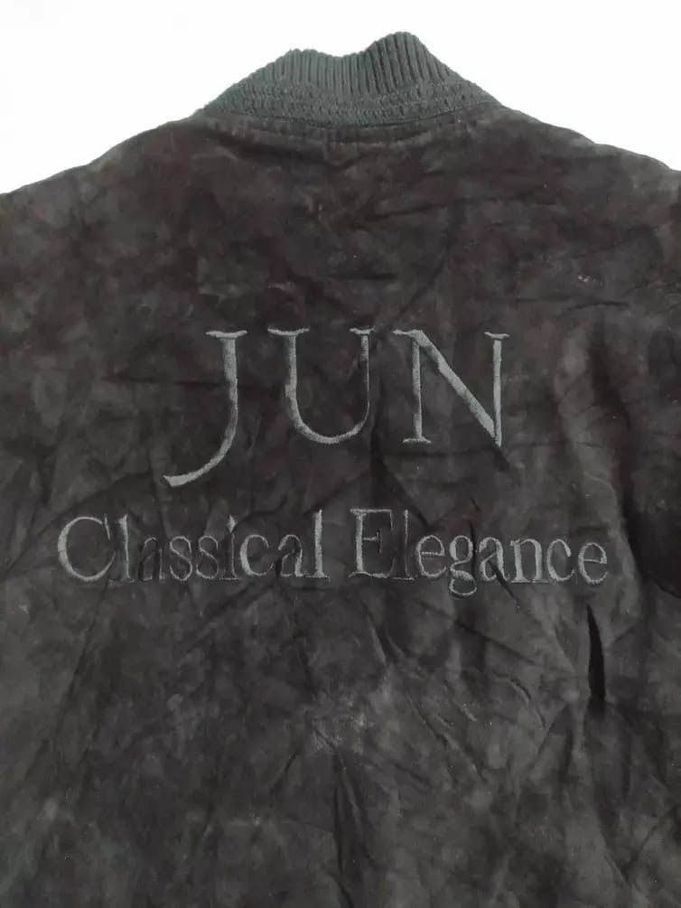 Japanese Brand JunMen Japan Suede Bomber Jacket Size US M / EU 48-50 / 2 - 2 Thumbnail