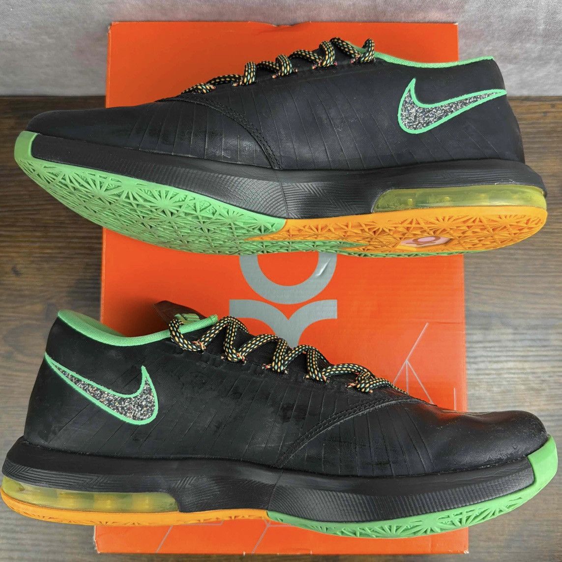 Nike Nike KD 6 Brazil Night Vision Size 8.5 599424-093 Basketball Size US 8.5 / EU 41-42 - 4 Thumbnail