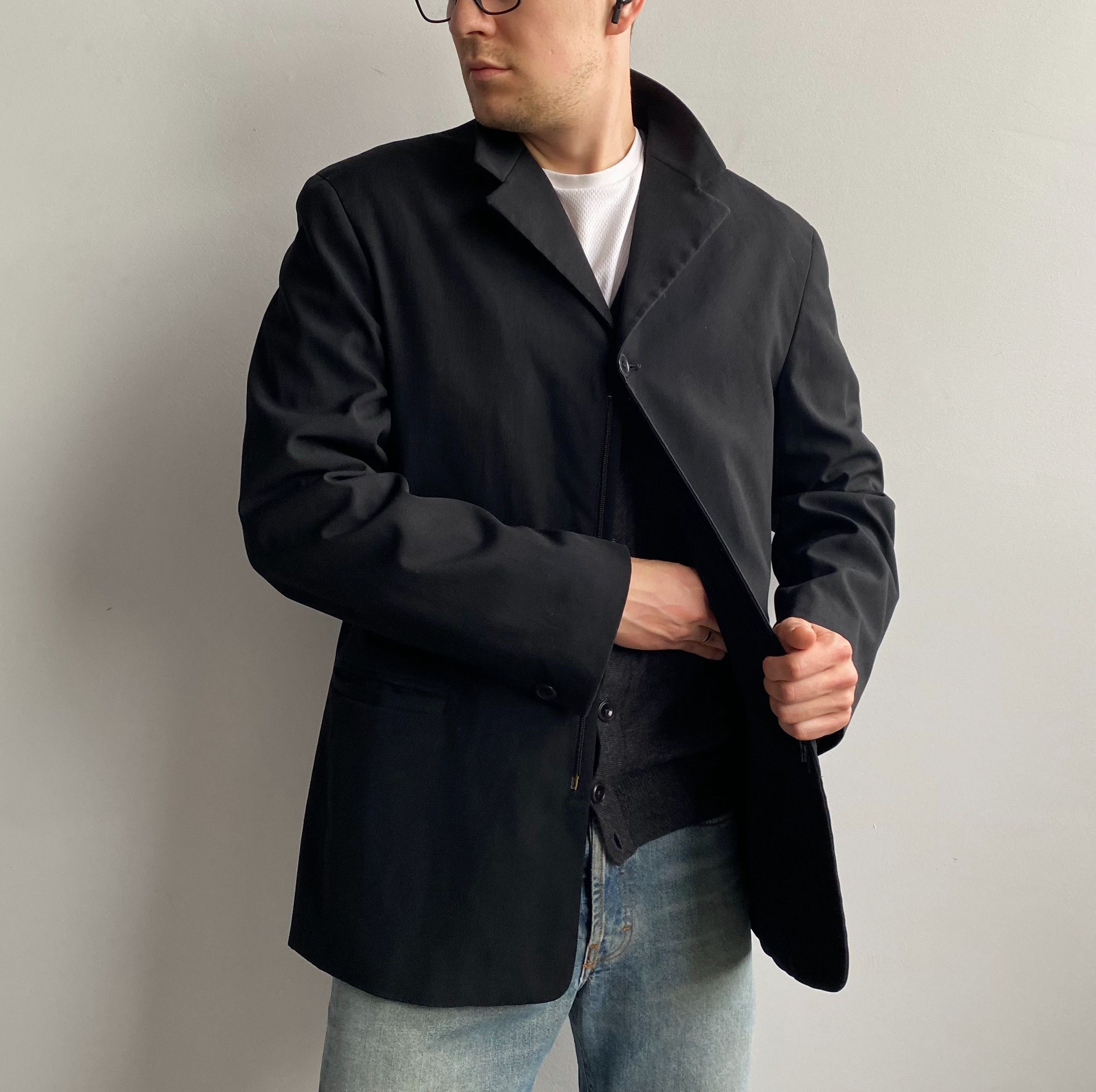 Versace Versace 90s Classic V2 Zip Blazer Size 48L - 1 Thumbnail