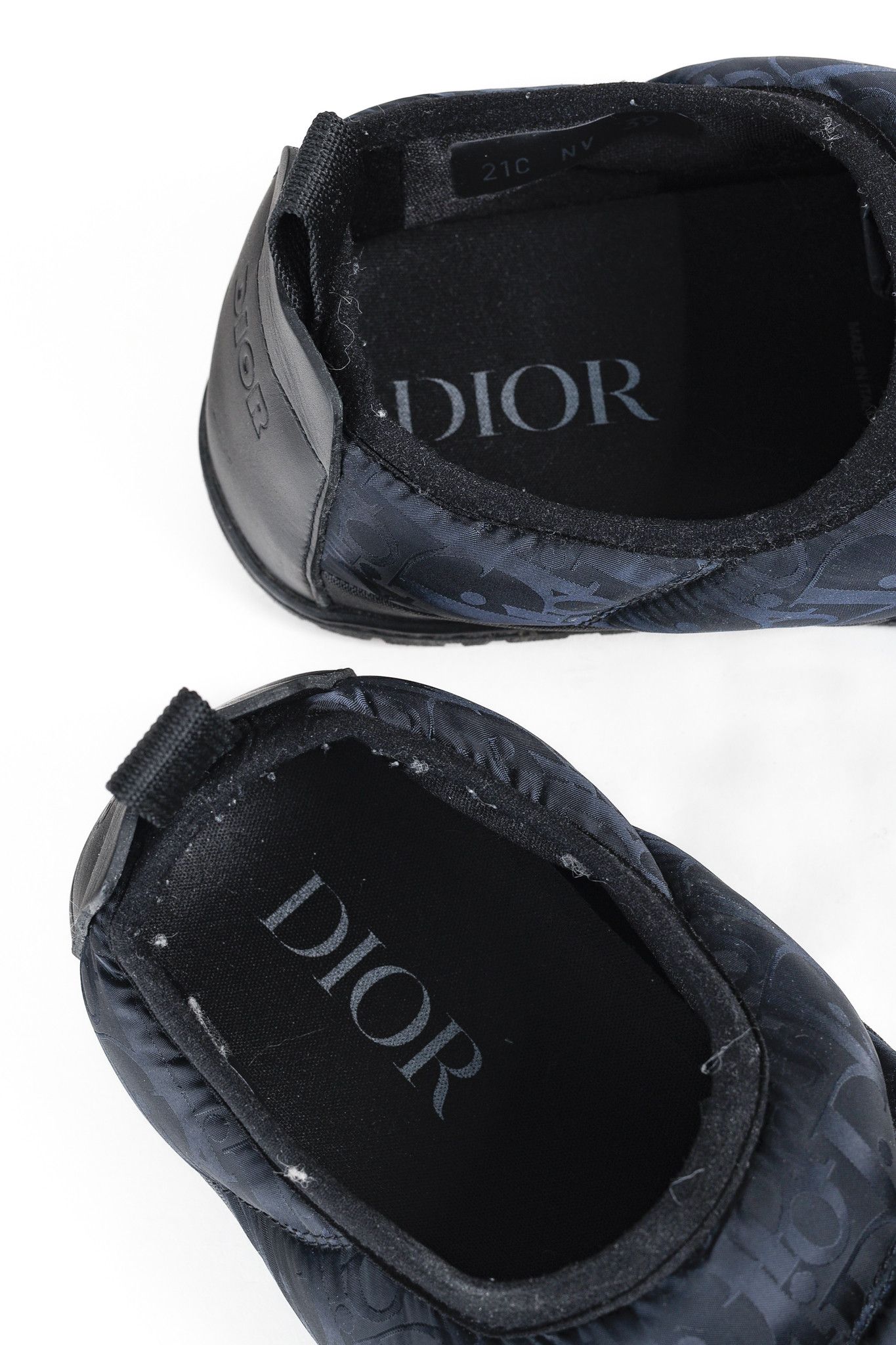 Dior Dior Black Super Dior Oblique Quilted Nylon Snow Slippers Size US 6 / EU 39 - 9 Thumbnail