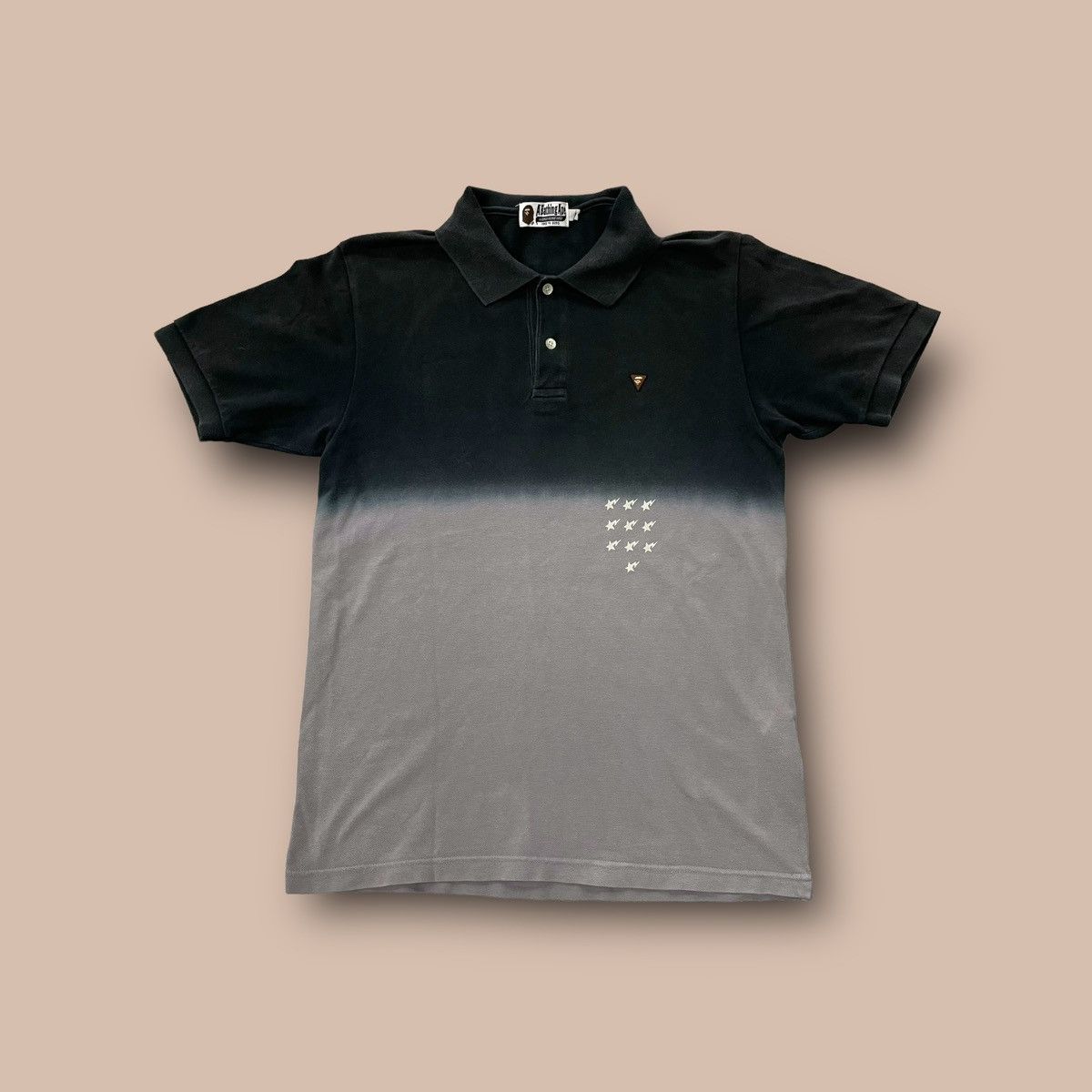 Bape A Bathing Ape Two Tones Polo Shirt Size US M / EU 48-50 / 2 - 2 Thumbnail