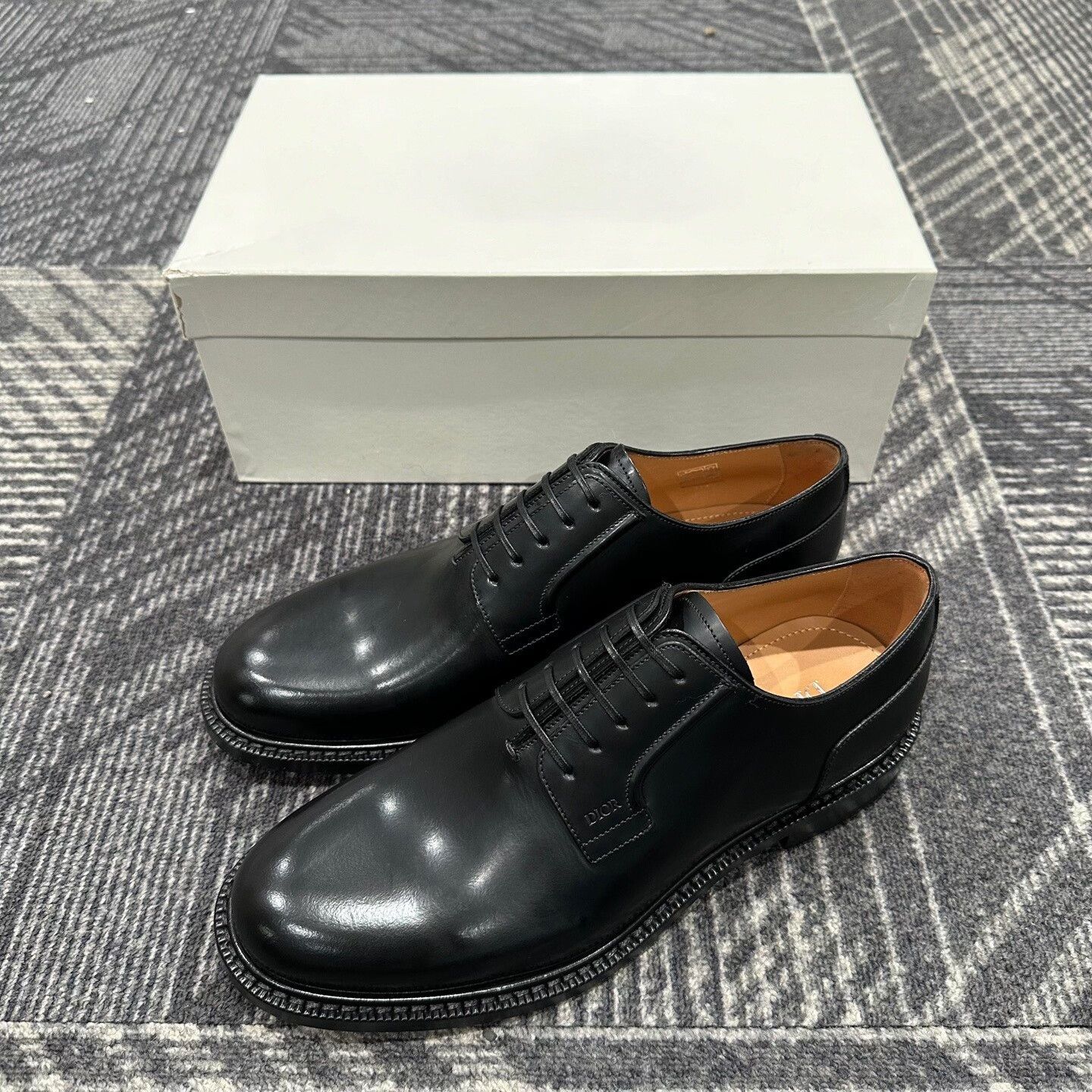 Dior Dior Black Derby Shoes Size 41 Size US 8 / EU 41 - 1 Thumbnail