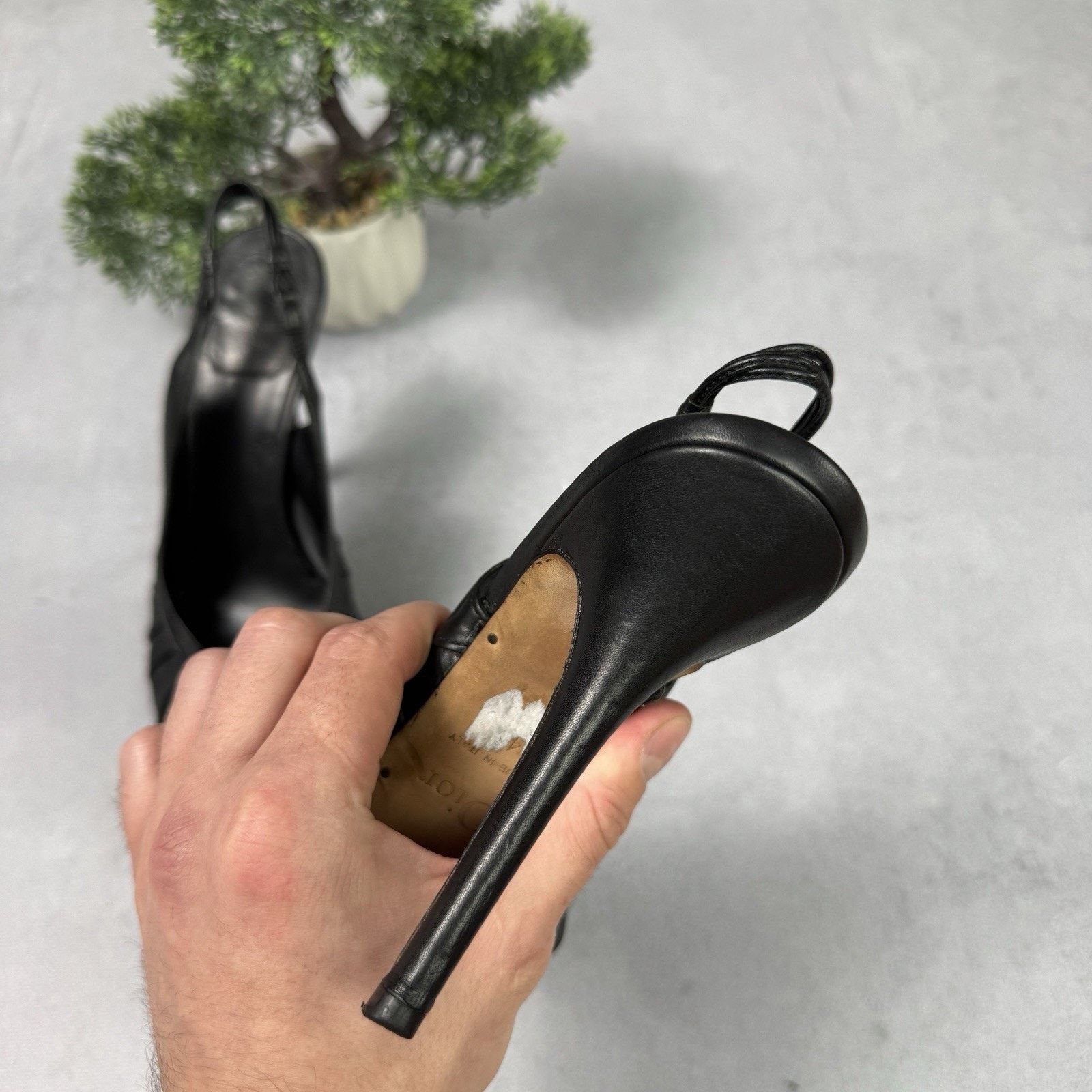 Dior Vintage Christian Dior Heels Black Size 40 Us 10 Metallic Size US 10 / IT 40 - 22 Thumbnail
