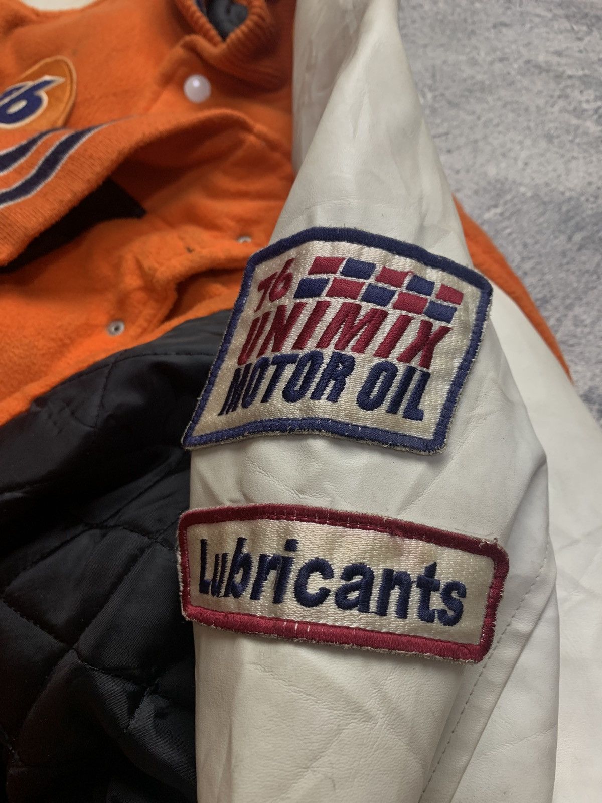 Vintage 🐍 Vintage 76 Lubricants Varsity Jacket Size US L / EU 52-54 / 3 - 8 Thumbnail