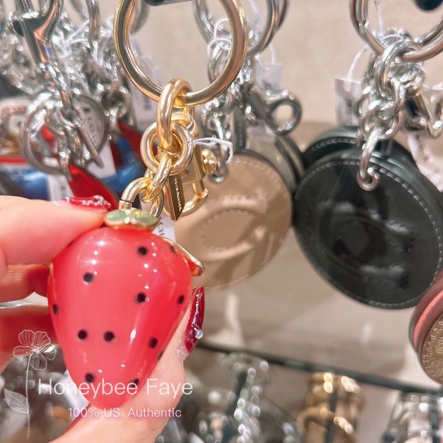 Coach Coach X Observed By Us Strawberry Bag Charm CU308 Size ONE SIZE - 6 Thumbnail
