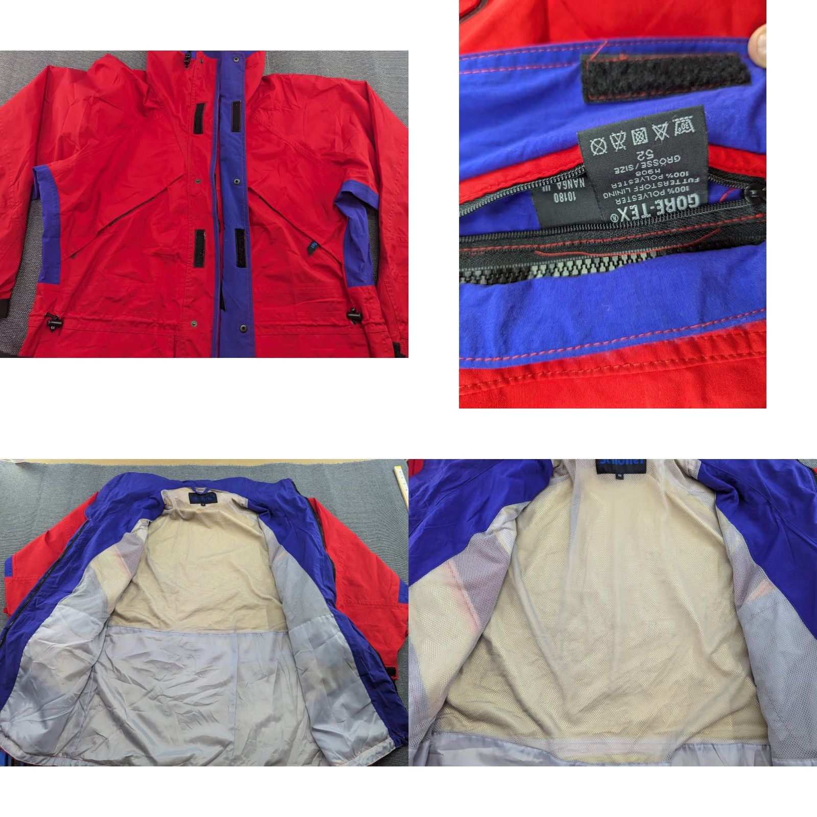 Vintage Schoffel Jacket Mens Size 52 Red Waterproof Gore-Tex Full Zip Outdoor Shirt Size US L / EU 52-54 / 3 - 8 Thumbnail