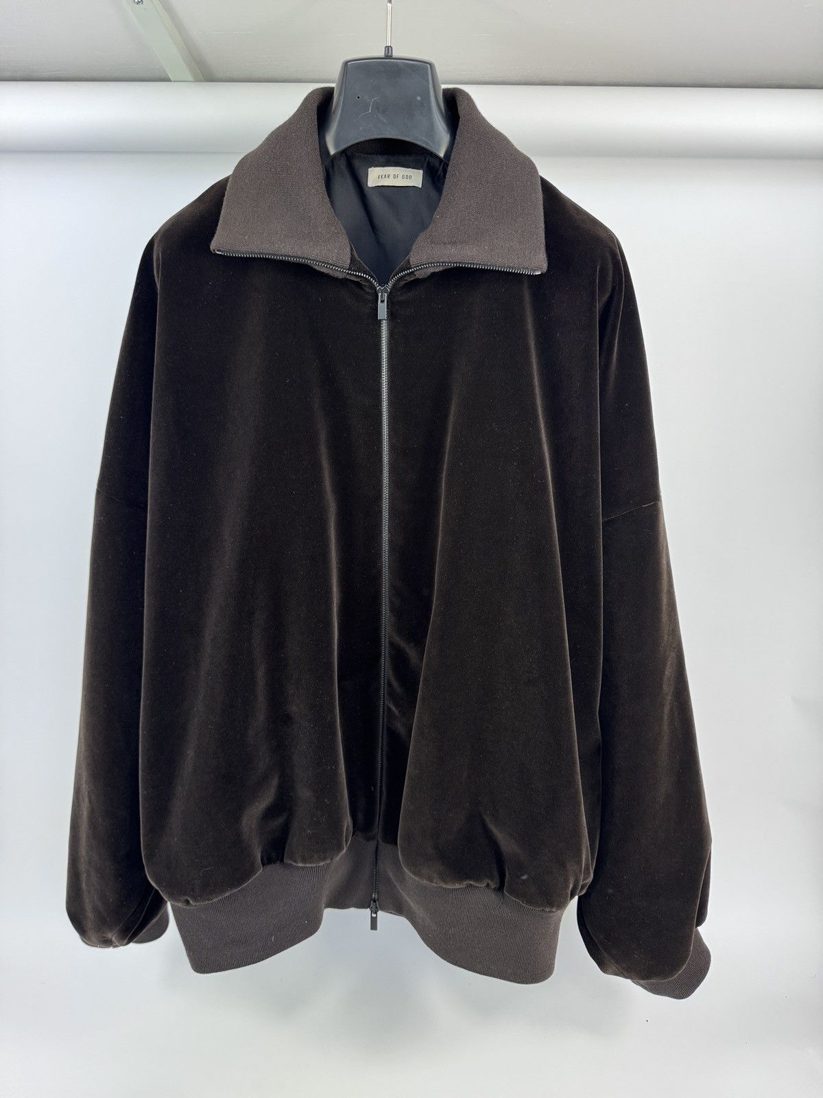 Fear of God VELVET OVERSIZED TRACK JACKET Size US M / EU 48-50 / 2 - 1 Thumbnail