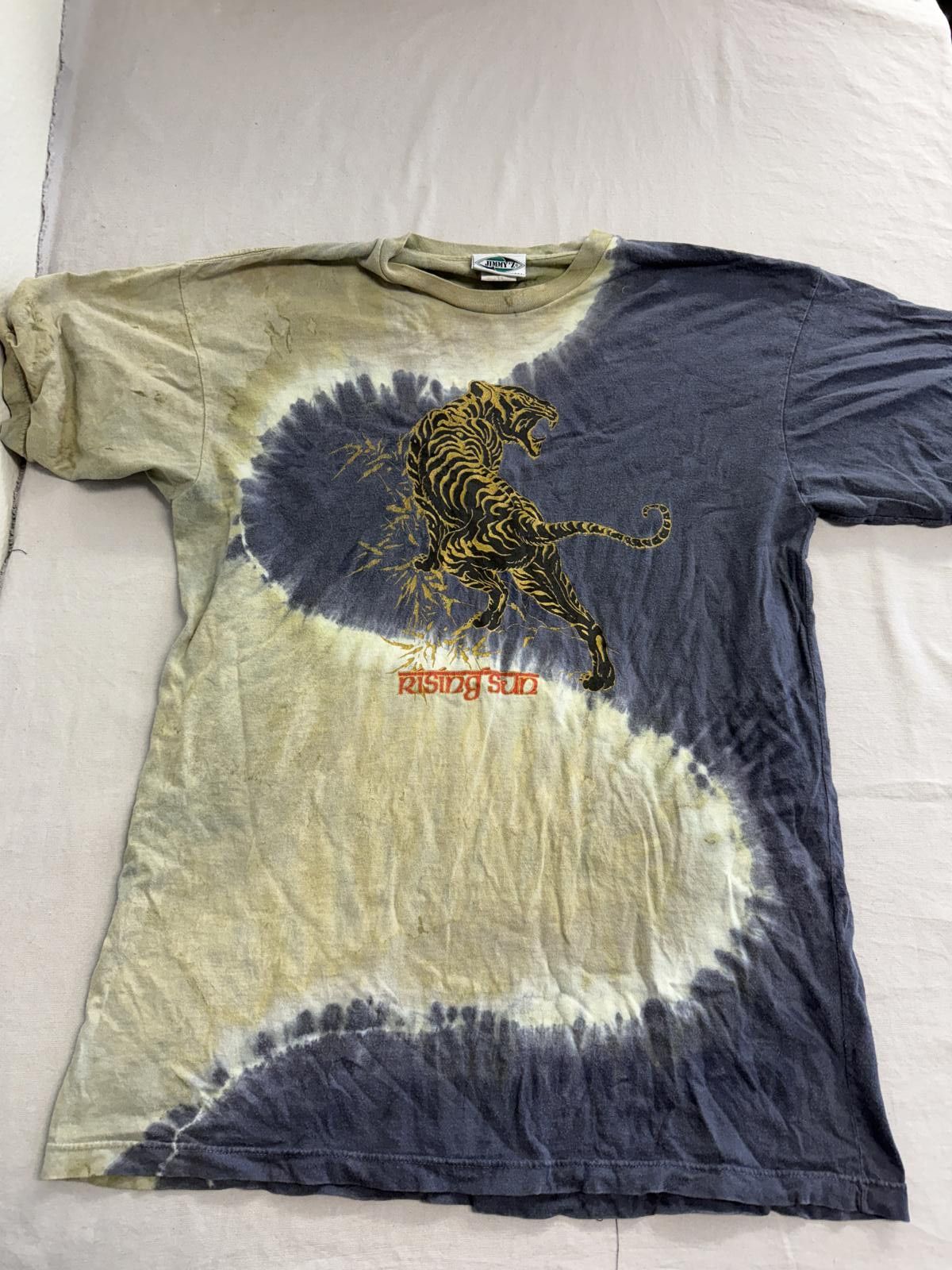 Jimmy Choo Vintage Jimmy'z T-shirt Rising Sun Bengal Tiger Tie Dye XL Size US XL / EU 56 / 4 - 1 Thumbnail