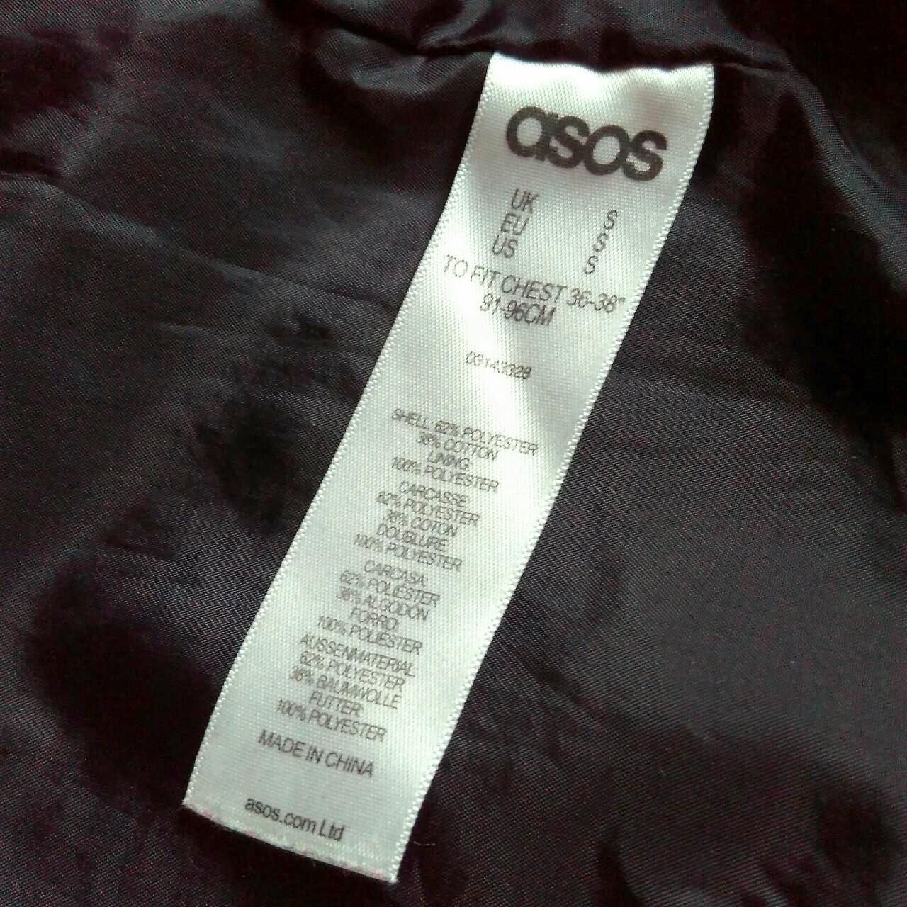 Asos ASOS Longline Navy MA1 Bomber Jacket Size US S / EU 44-46 / 1 - 4 Thumbnail
