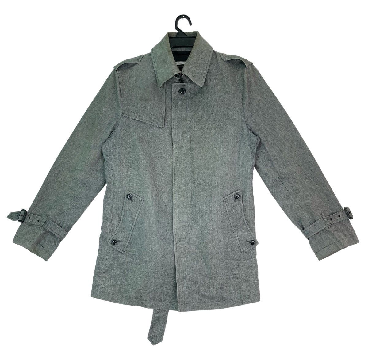 Comme des Garcons × Dezert Vtg 90s Dezert Homme ex CDG japan designer trench jacket Size US L / EU 52-54 / 3 - 2 Thumbnail