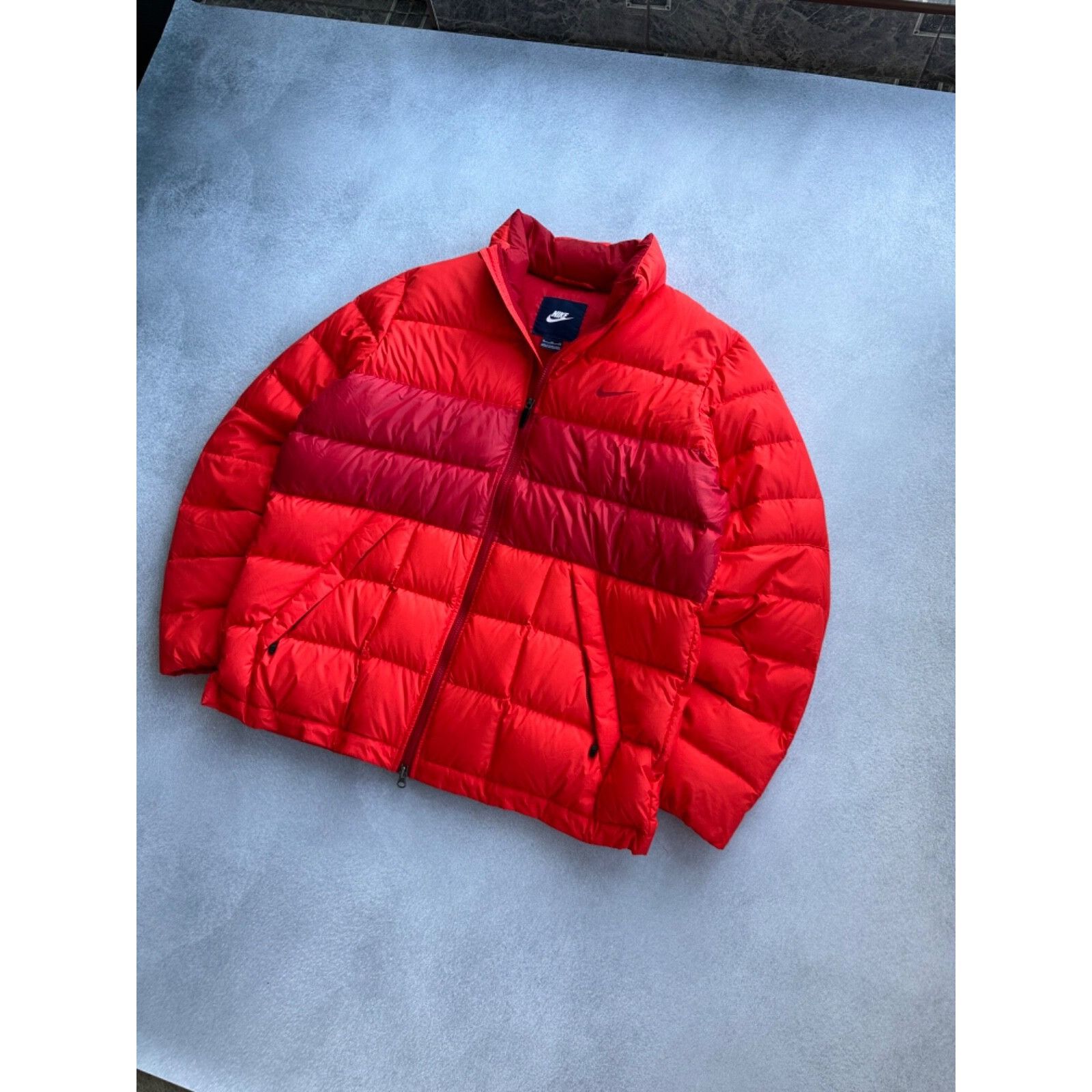 Nike VTG Nike Y2K Red Puffer Jacket Size US XL / EU 56 / 4 - 4 Thumbnail