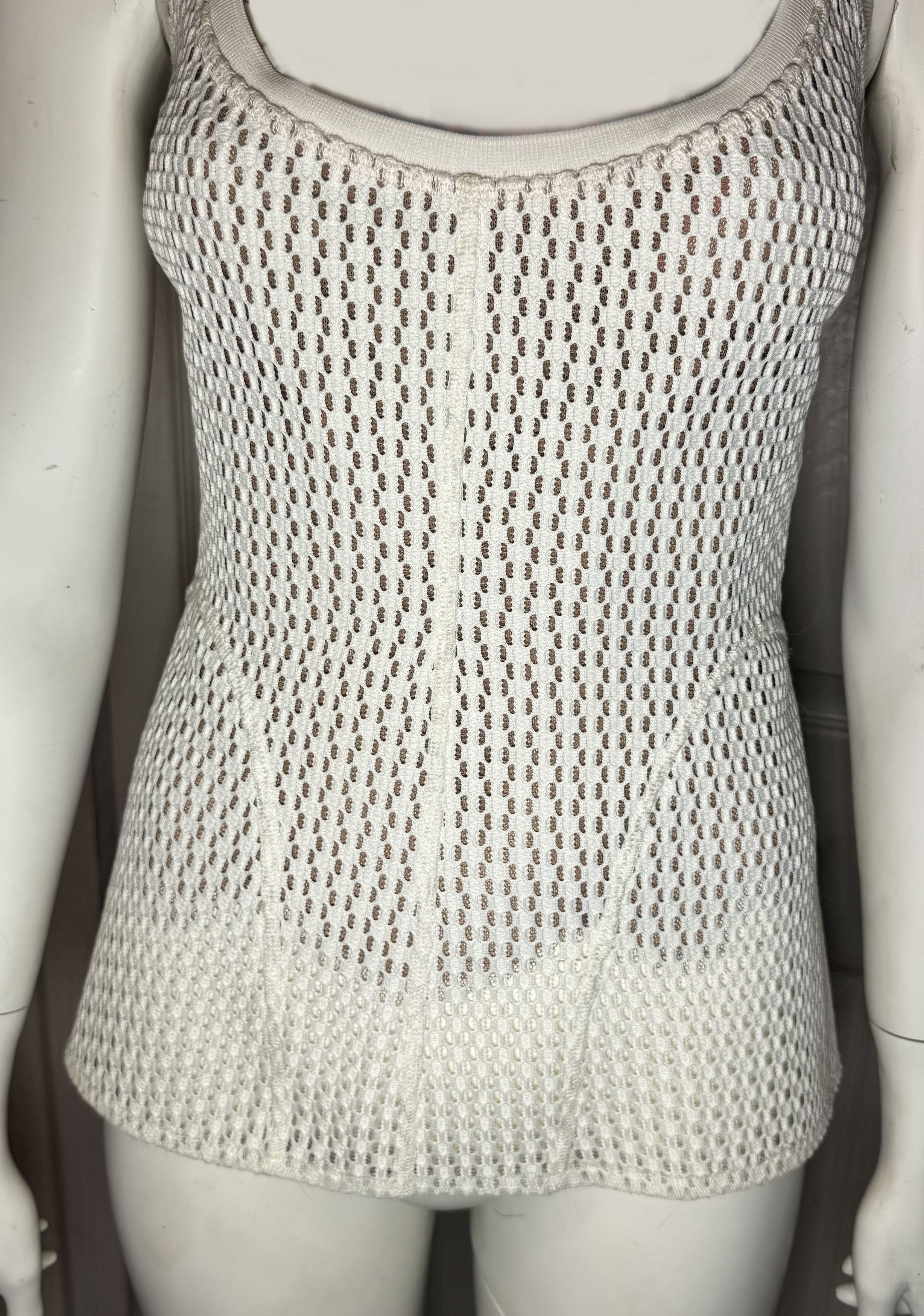 Other Byron Lars Beauty Mark - White Bustier Corset Tank Top Size XS / US 0-2 / IT 36-38 - 1 Thumbnail