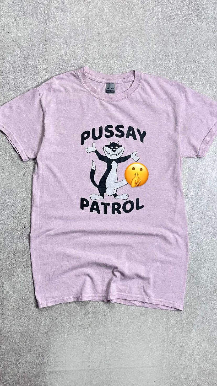 Band Tees Vintage Pussay Patrol Humour Sex T-shirt S Size US S / EU 44-46 / 1 - 1 Thumbnail