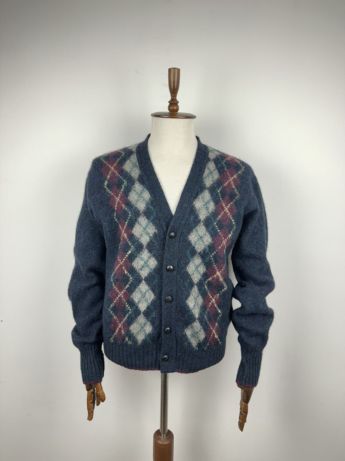 Vintage × Woodward Vintage Woodward Wool Cardigan Sweater Made In Ireland Size US L / EU 52-54 / 3 - 1 Thumbnail