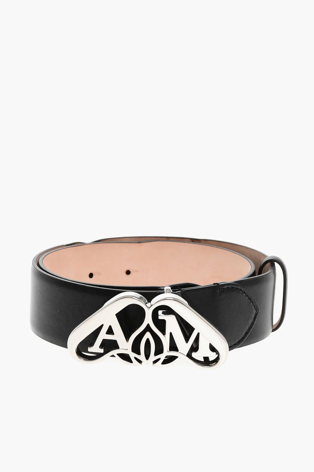 Alexander McQueen og1mm0426 Size: 70 / Leather Belt in Black Size ONE SIZE - 1 Thumbnail
