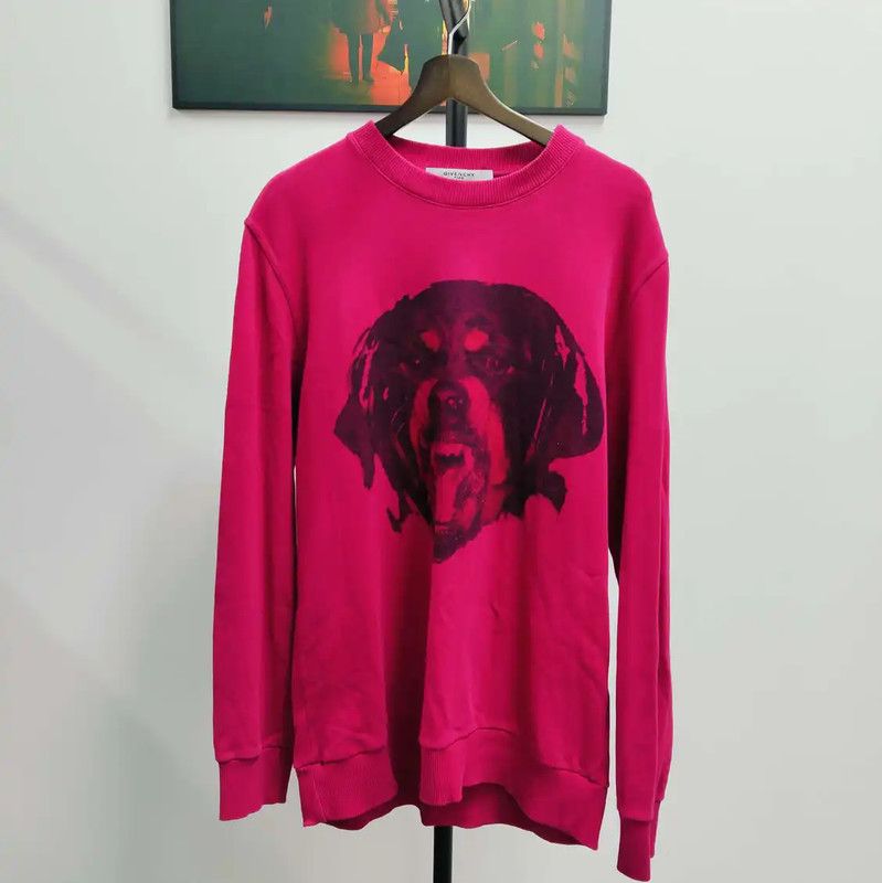 Givenchy Men's Long Sleeve Pink Sweatshirt 0089