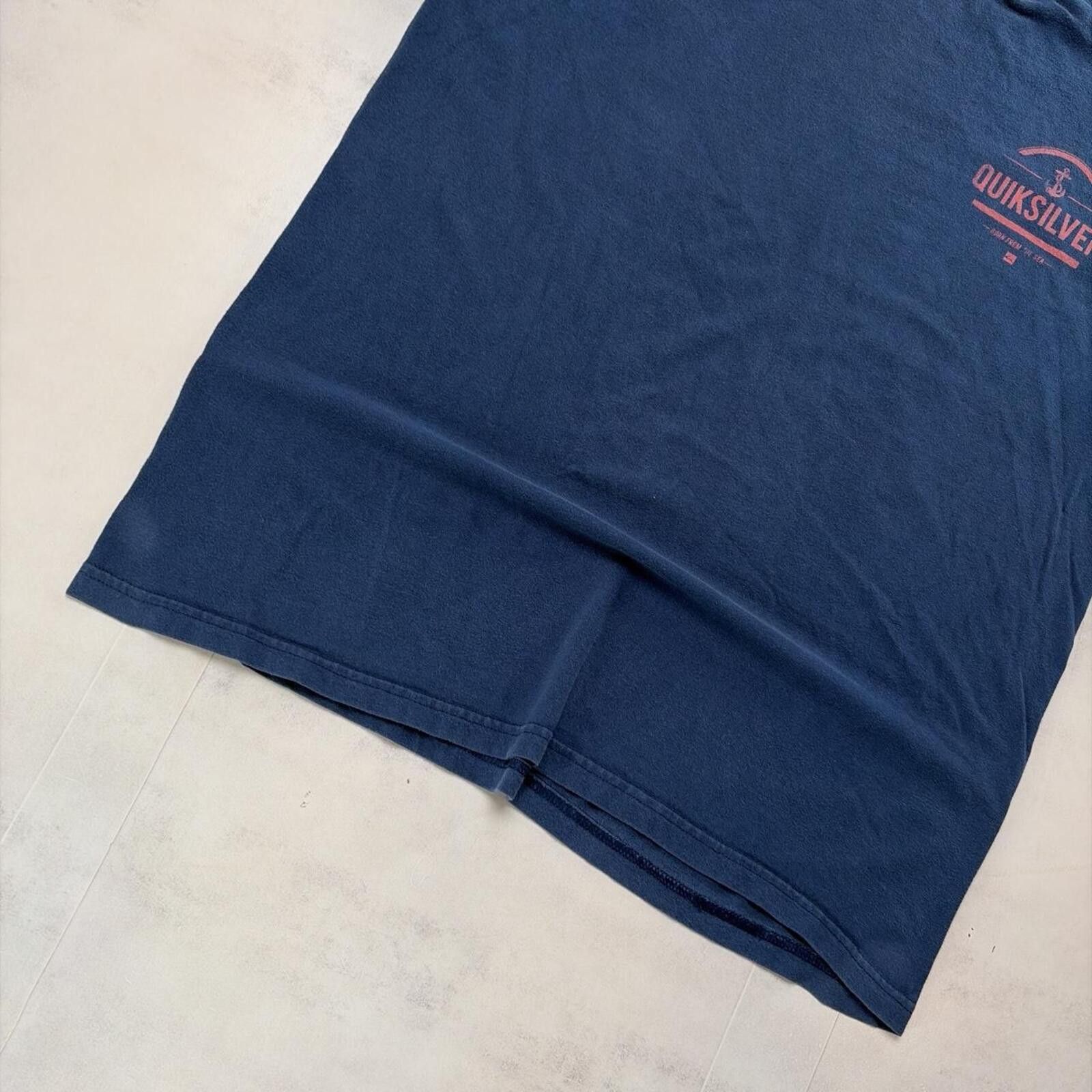 Quiksilver Y2K Navy Quiksilver Surf Grunge Skater T-Shirt Size US L / EU 52-54 / 3 - 6 Thumbnail