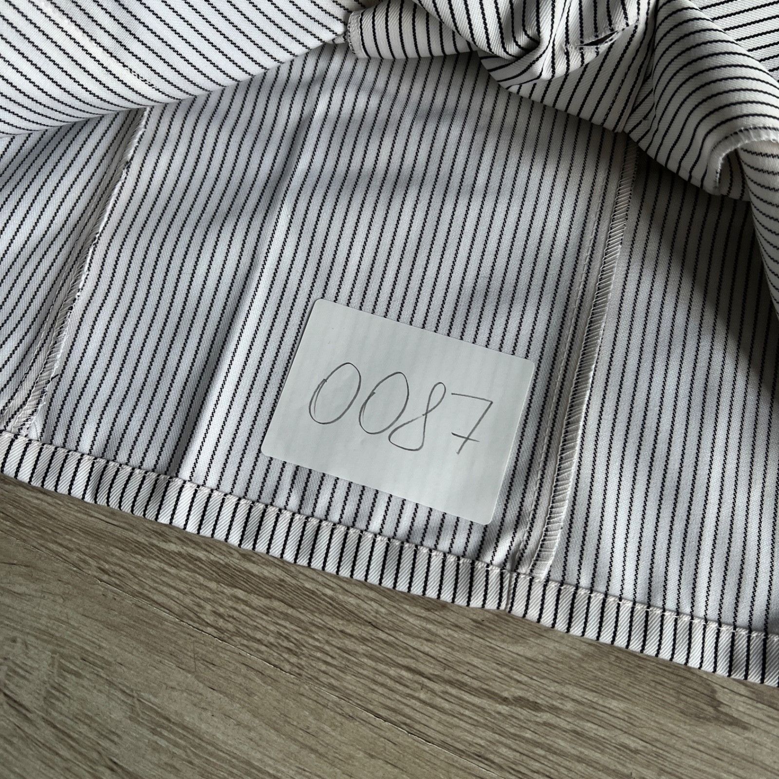 Vintage Vintage French Work Jacket HBT Stripe Chore Coat 9740AC Size US L / EU 52-54 / 3 - 7 Thumbnail