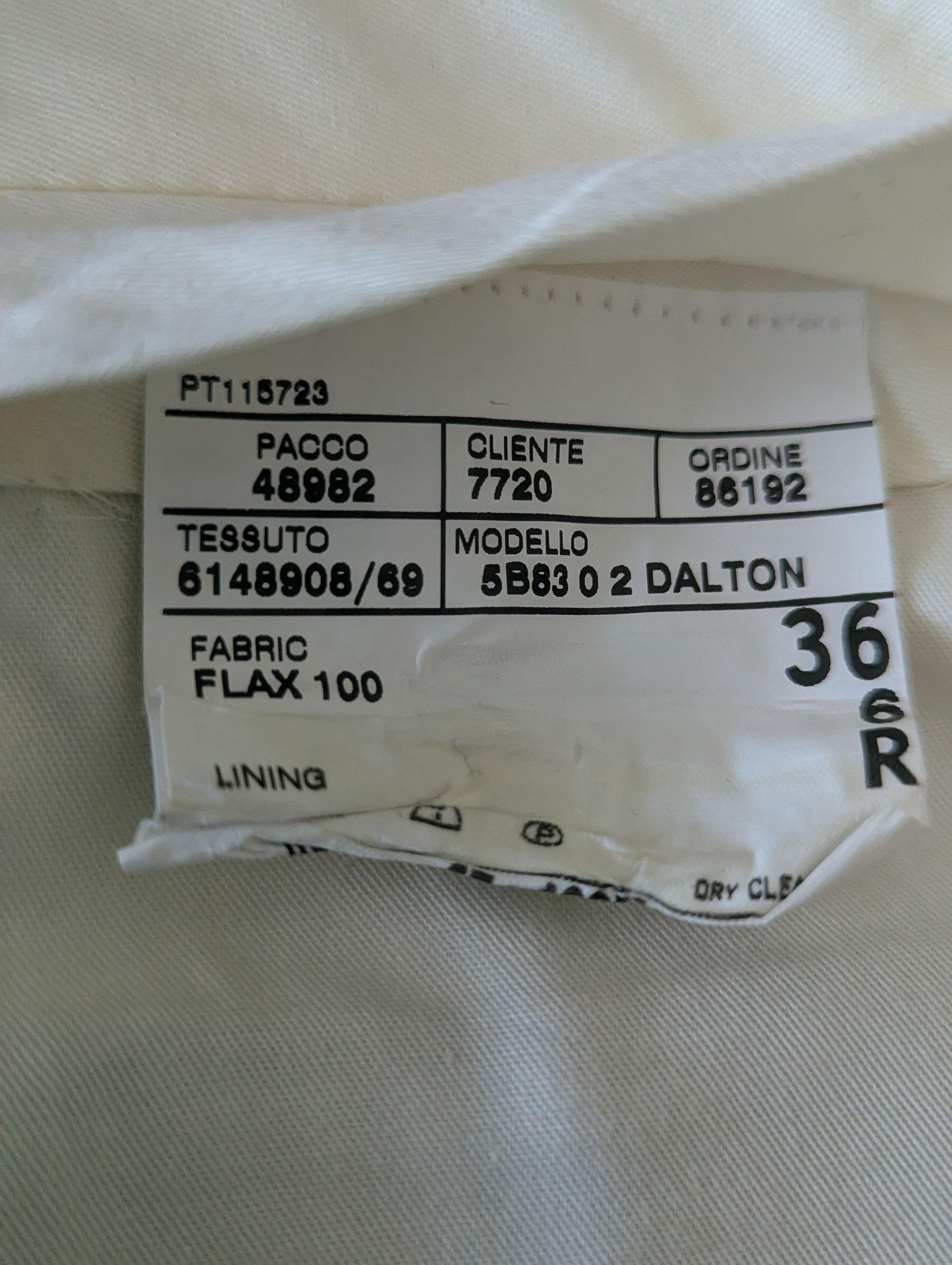 Polo Ralph Lauren Linen Pant Size 36R - 2 Thumbnail