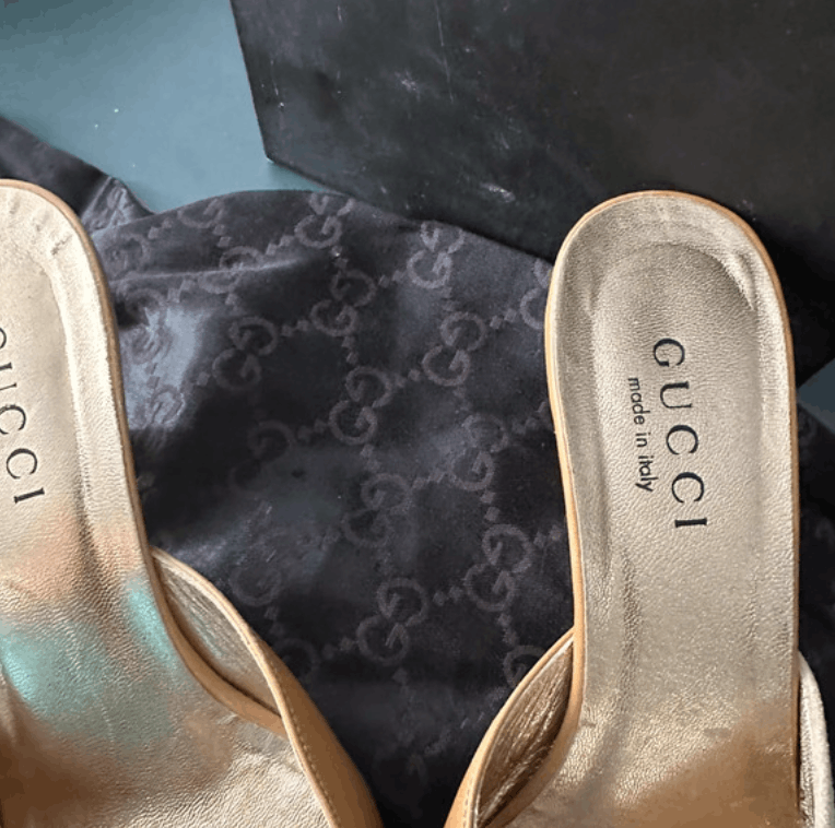 Gucci × Tom Ford × Vintage Gucci Shoes Sandals Mules Heels Leather Suede Tom Ford Size US 6.5 / IT 36.5 - 7 Thumbnail