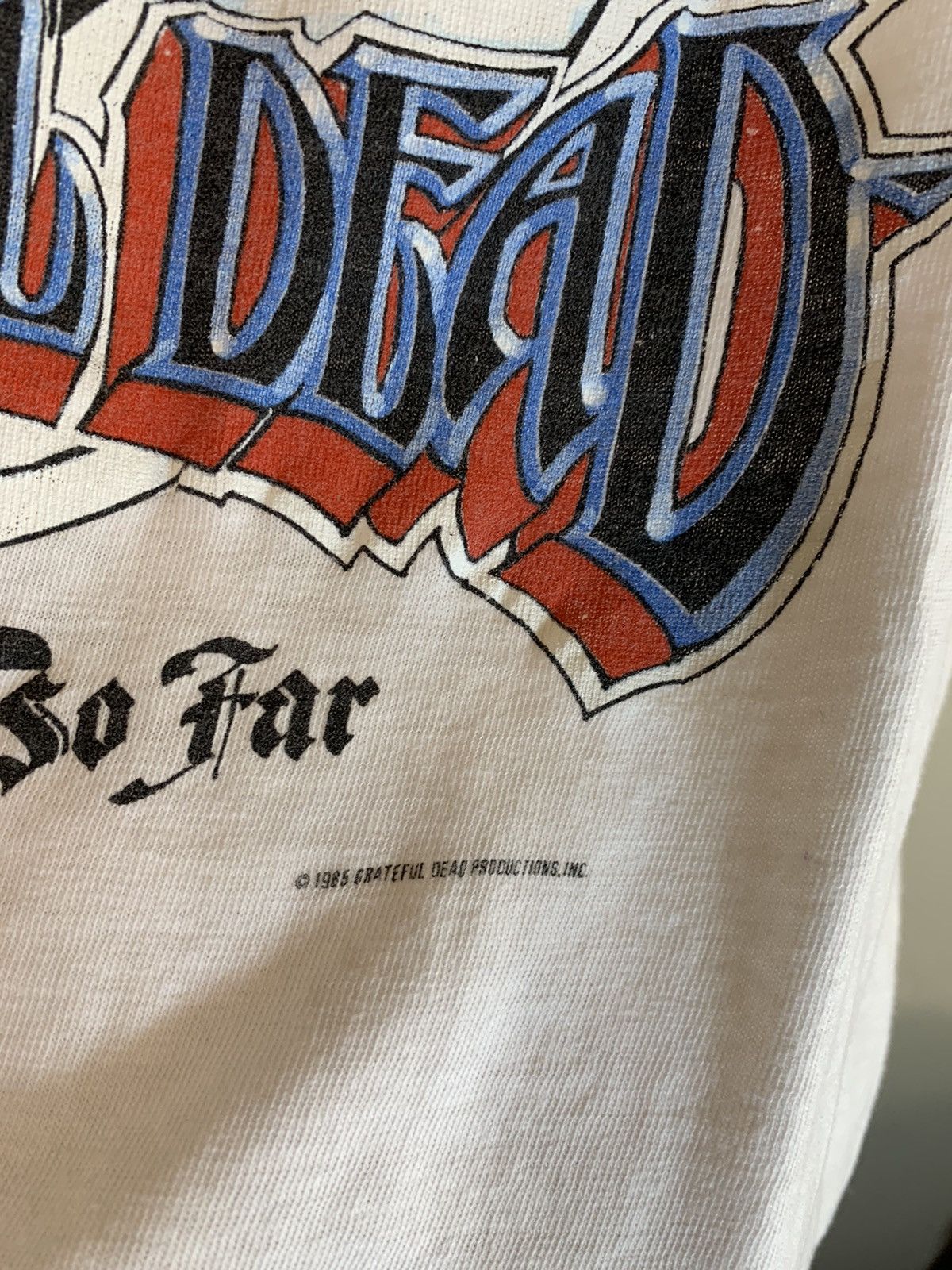 Band Tees × Grateful Dead × Vintage *RARE* Vintage 1985 Grateful Dead Twenty Years So Far Shirt Size US M / EU 48-50 / 2 - 4 Thumbnail