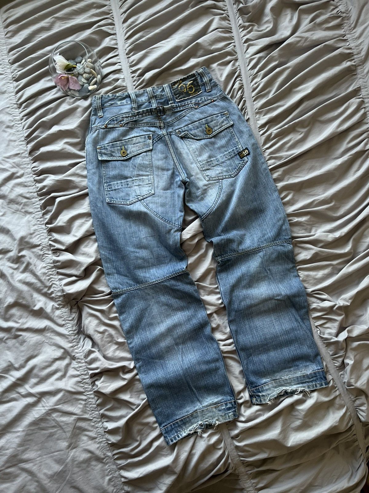 G-Star Vintage G-Star Raw Denim Double Knee Y2K Washed Baggy Size US 32 / EU 48 - 1 Thumbnail