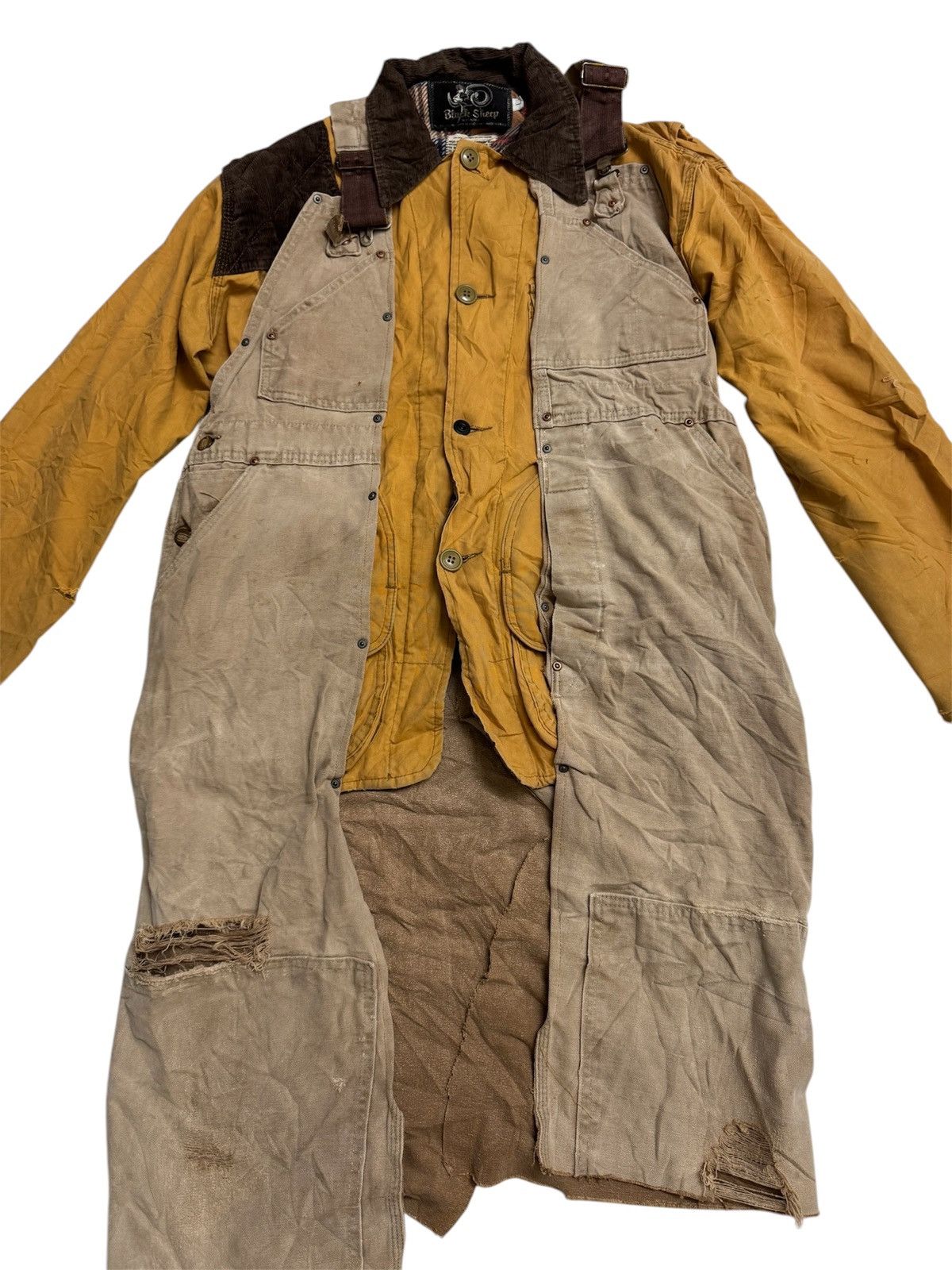Black Sheep Vintage Black Sheep x Carhartt trench coat Jacket Size US L / EU 52-54 / 3 - 2 Thumbnail