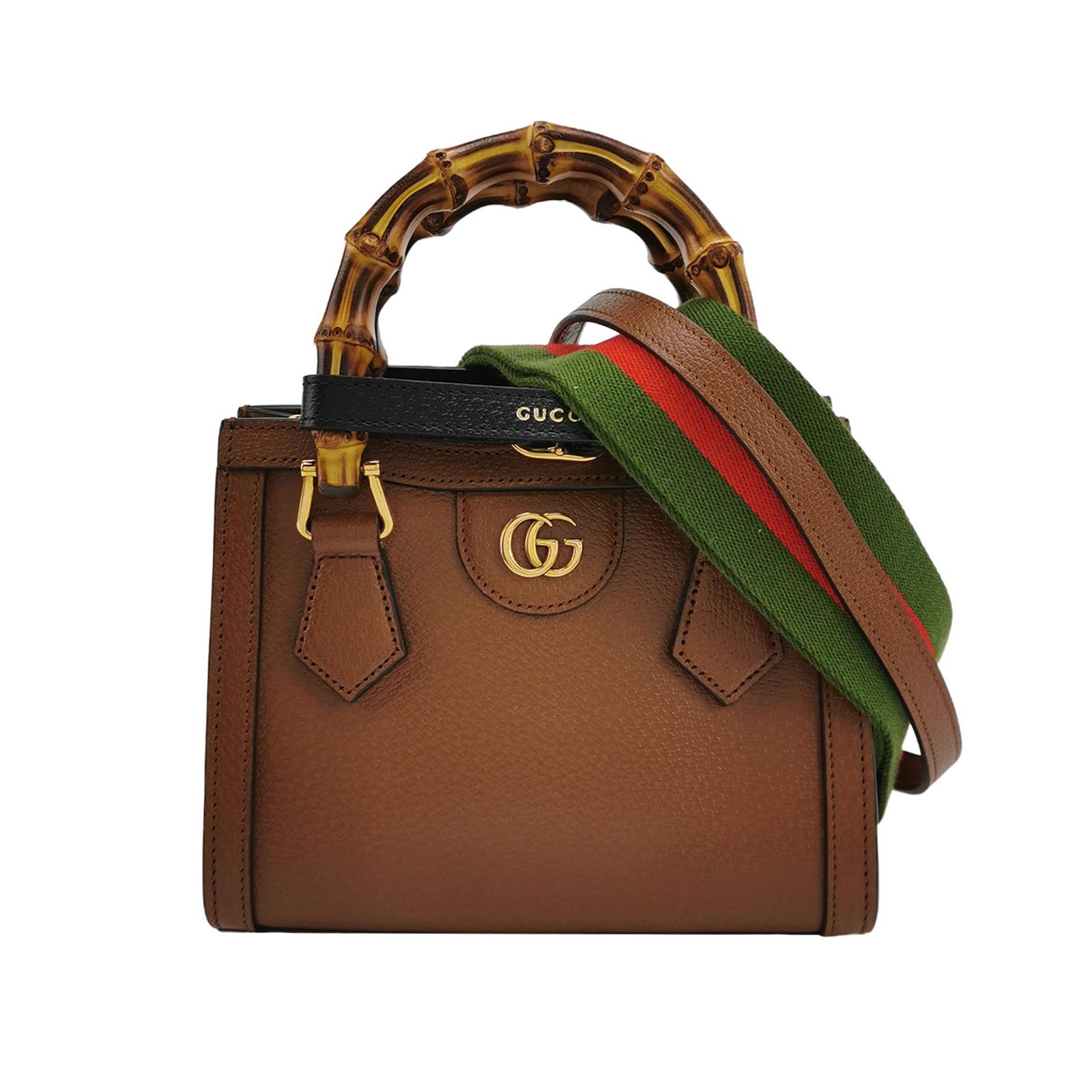 Gucci Gucci Diana Small Leather Bamboo Top Handle Bag Size ONE SIZE - 1 Thumbnail