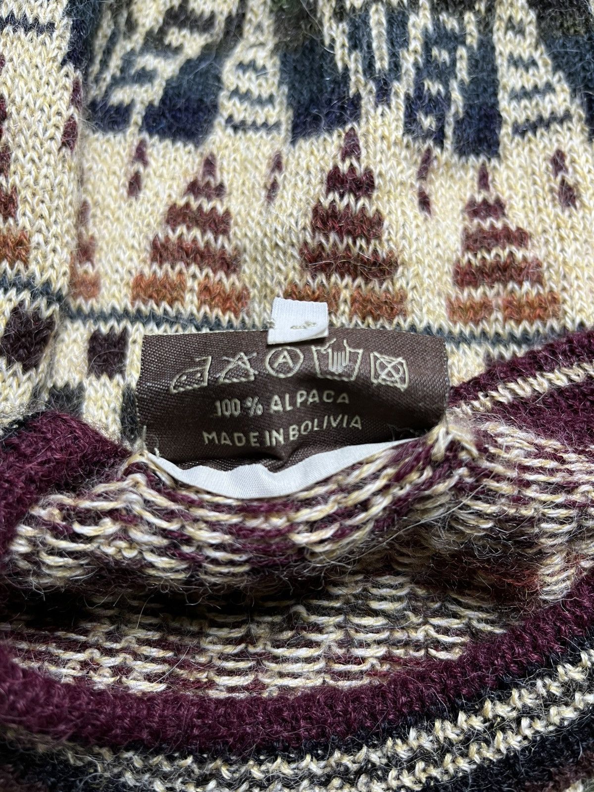 Native Intiwara Alpaca Native Navajo Design Knitting Size US M / EU 48-50 / 2 - 5 Thumbnail
