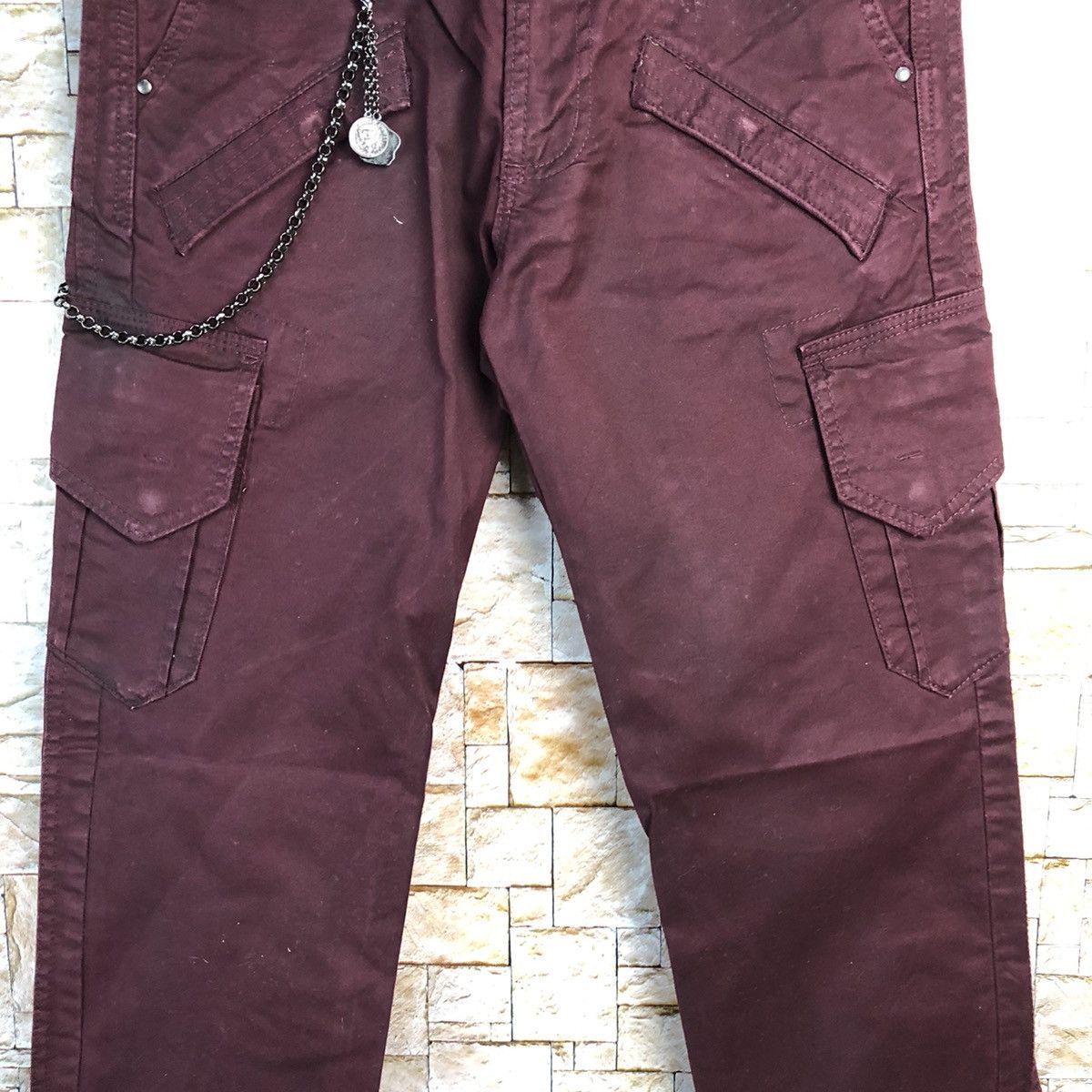 semanticdesign Semantic Design Dark Purple Cargo Multipocket Pants #A119 Size US 30 / EU 46 - 6 Thumbnail