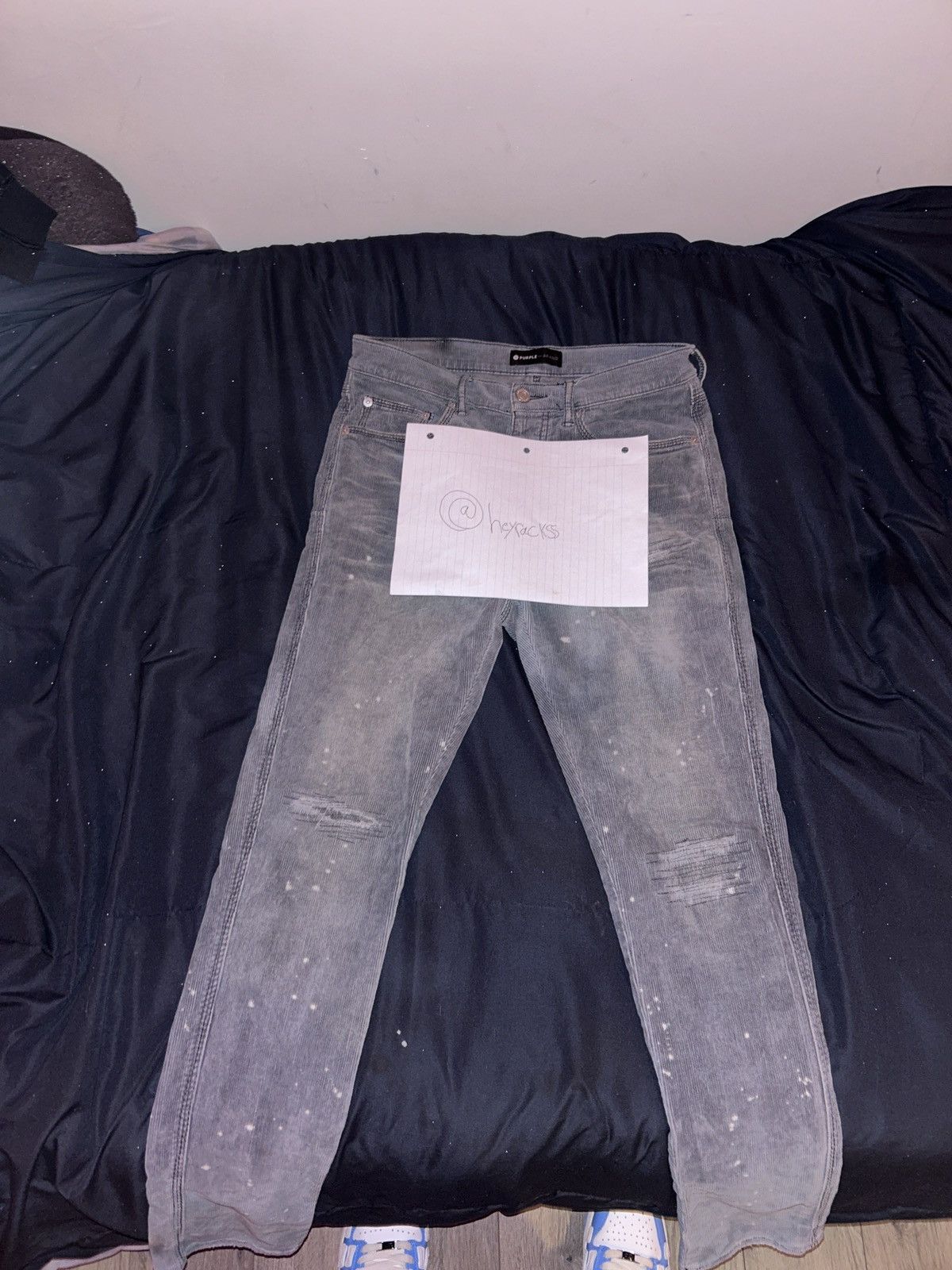Purple Brand × Ralph Lauren Purple Label Purple jeans Size US 34 / EU 50 - 2 Thumbnail