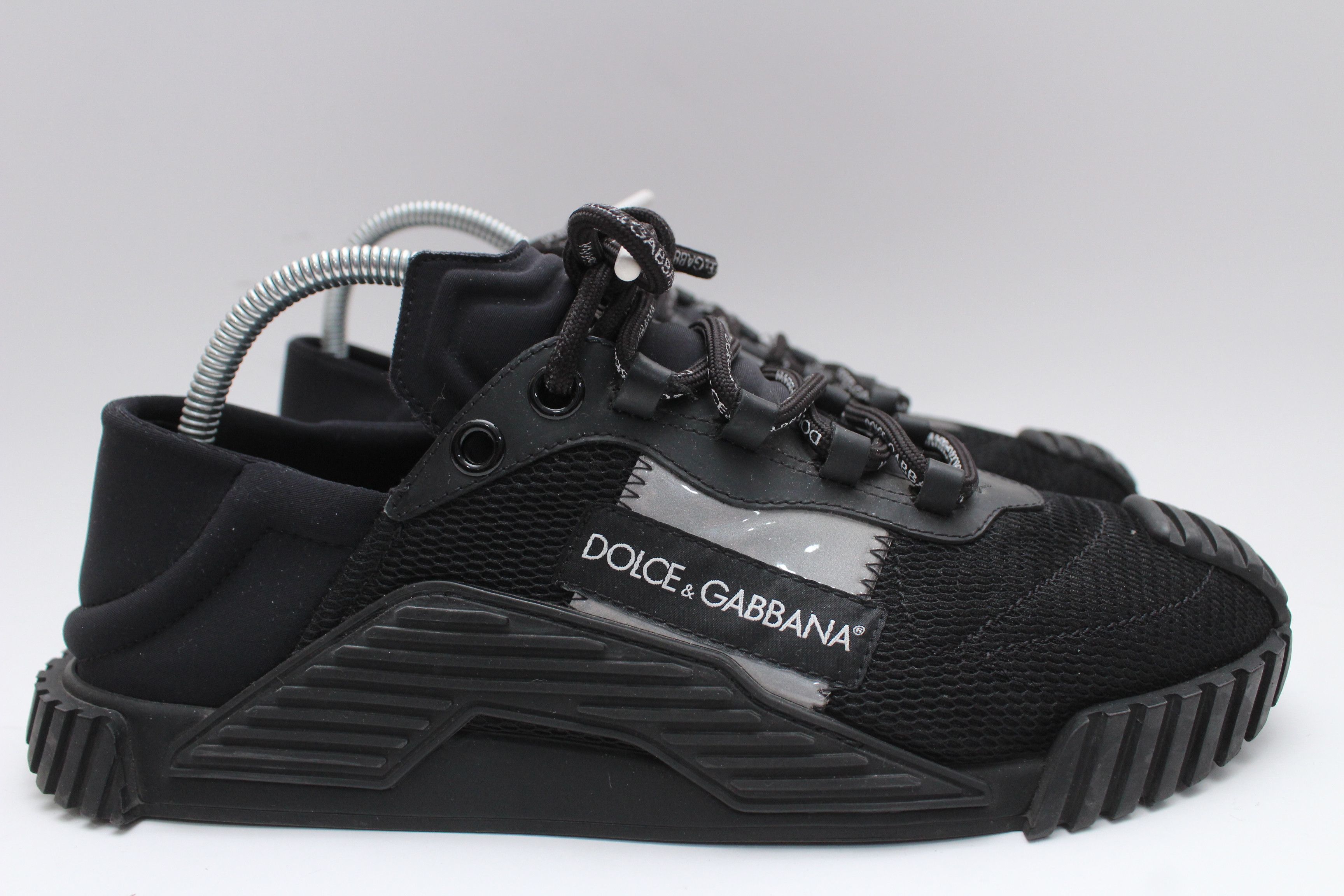 Dolce & Gabbana Dolce & Gabbana NS1 Black Mixed Materials Sneakers IT 42 Size US 9 / EU 42 - 4 Thumbnail
