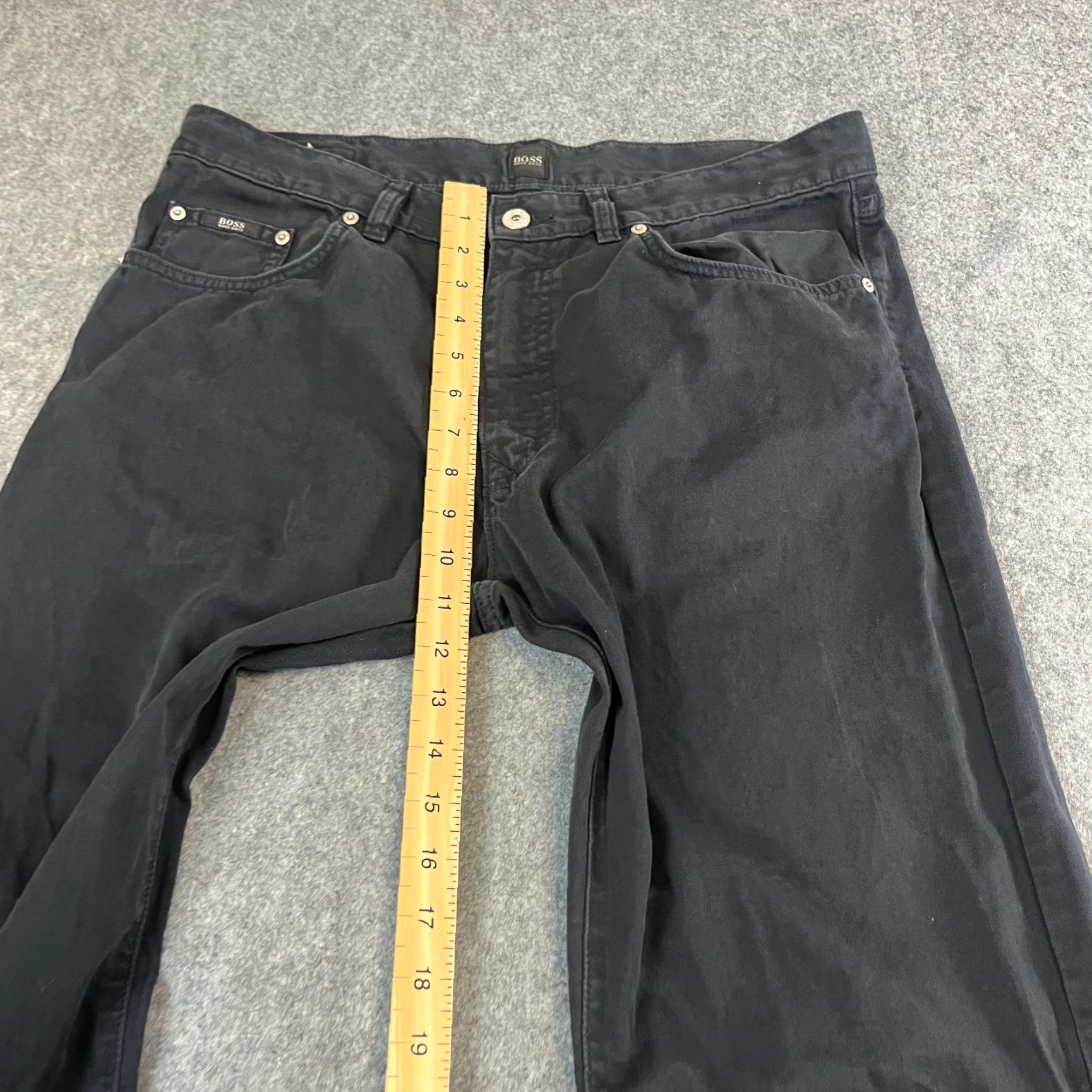 Hugo Boss Hugo Boss Chino Trousers Pants Straight 34 34 Black 100% Cotton Regular Mens Chino Pants Preppy Vintage: No Size US 34 / EU 50 - 5 Thumbnail