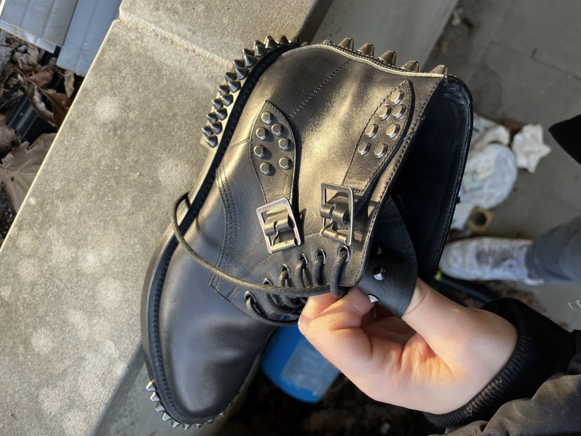 Saint Laurent Paris Saint Laurent Hedi Slimane Studded Boots Size US 8 / EU 41 - 10 Thumbnail