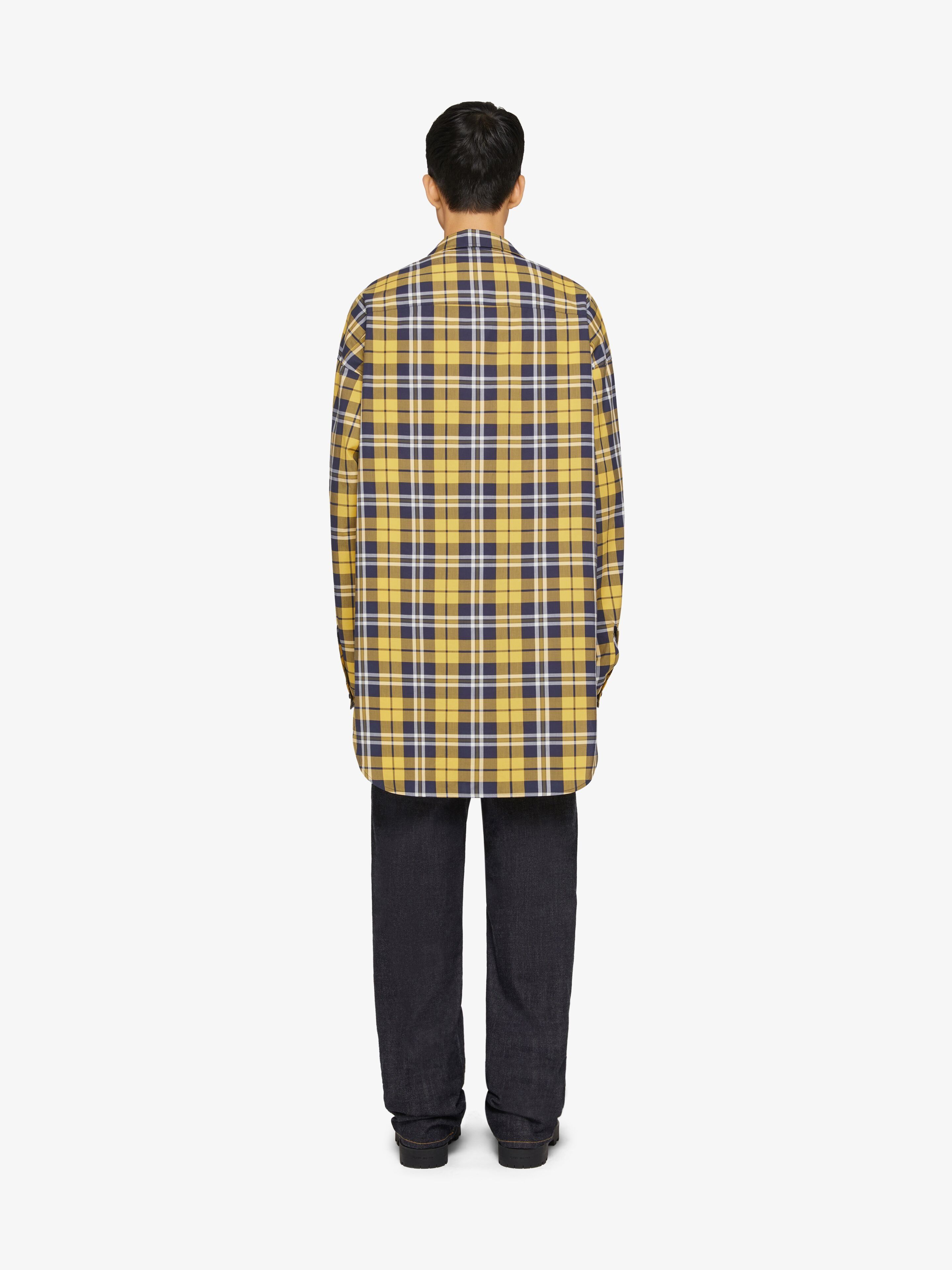 Givenchy o1w1db10325 Smock Long Sleeve Shirt in Dark Yellow Size US XXL / EU 58 / 5 - 4 Thumbnail