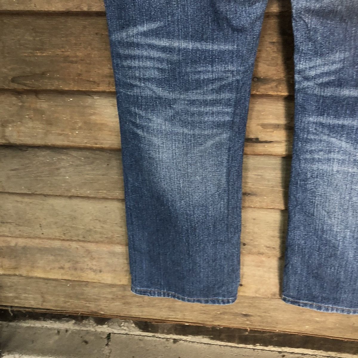 American Eagle Outfitters America Eagles Blue Disstressed Denim Pants #7389 Size US 32 / EU 48 - 17 Thumbnail