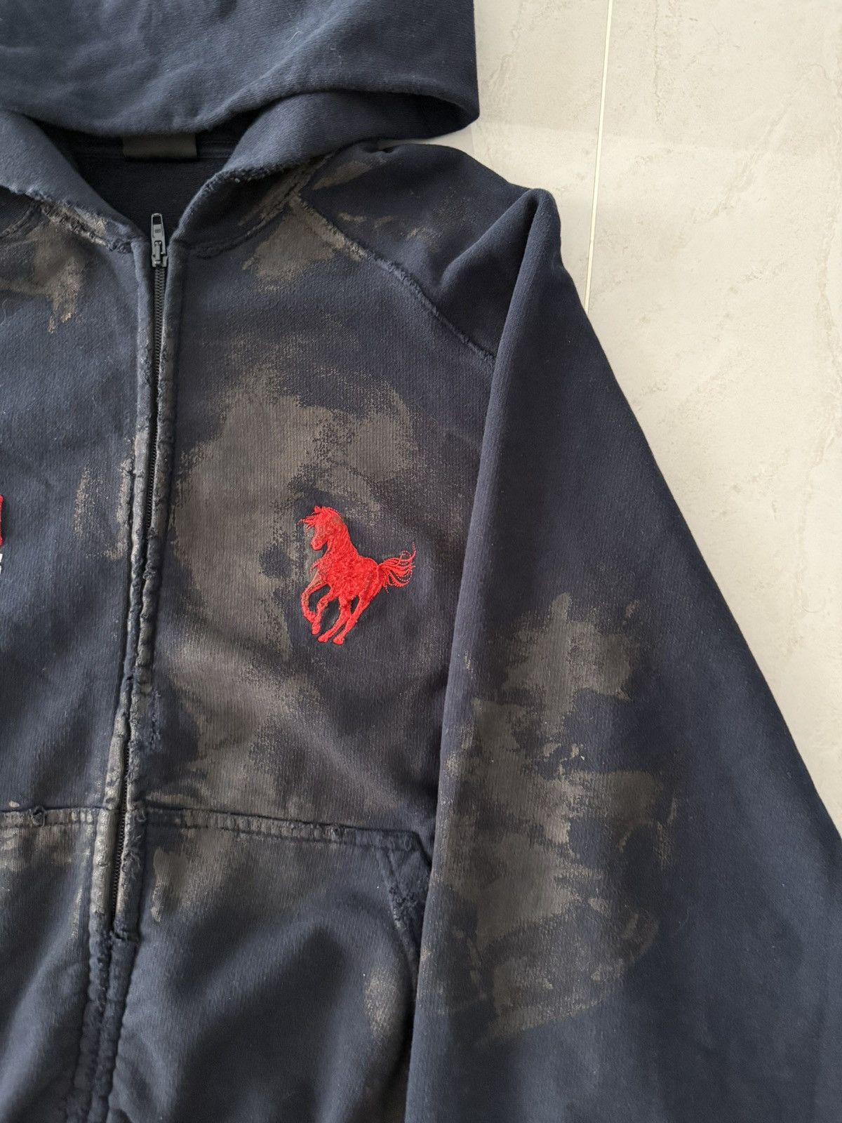 Balenciaga *ULTRARARE* Balenciaga AW22 DIRTY POLO HOODIE SIZE 1 Size US S / EU 44-46 / 1 - 5 Thumbnail