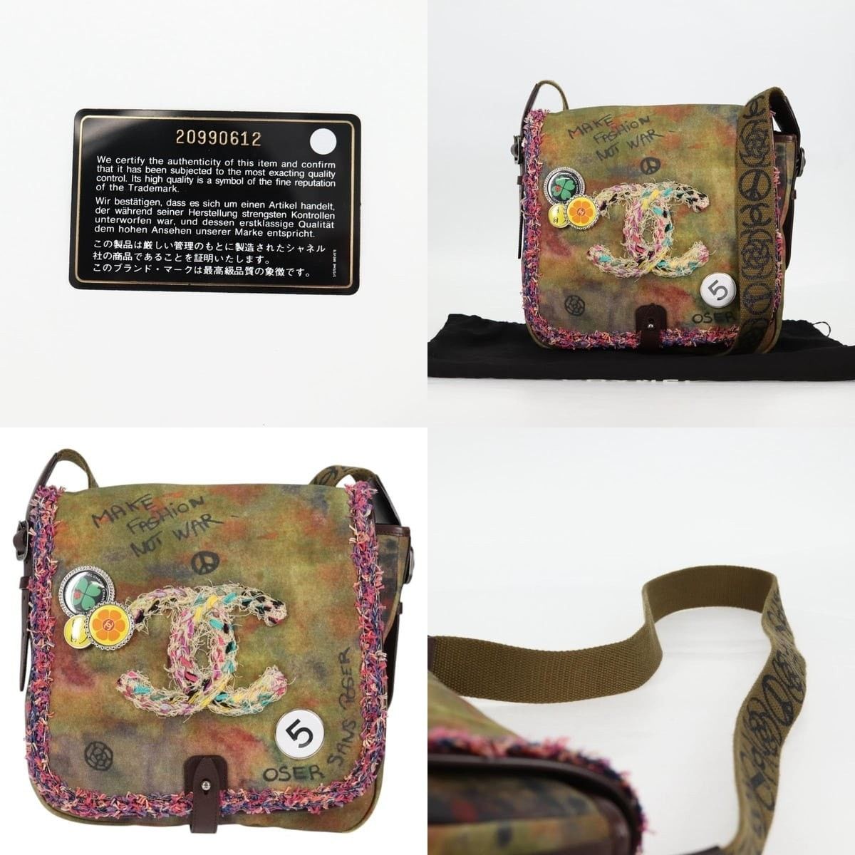 Chanel Chanel Embroidery Graffiti Shoulder Bag Size ONE SIZE - 5 Thumbnail