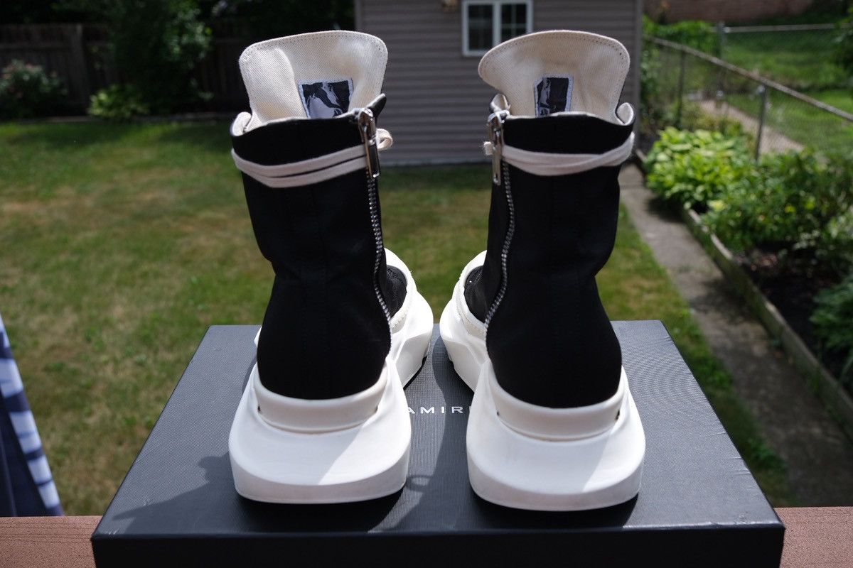 Rick Owens Rick Owen DRKSHDW Abstract High-Top Nylon Canvas Sneaker Size US 10 / EU 43 - 3 Thumbnail