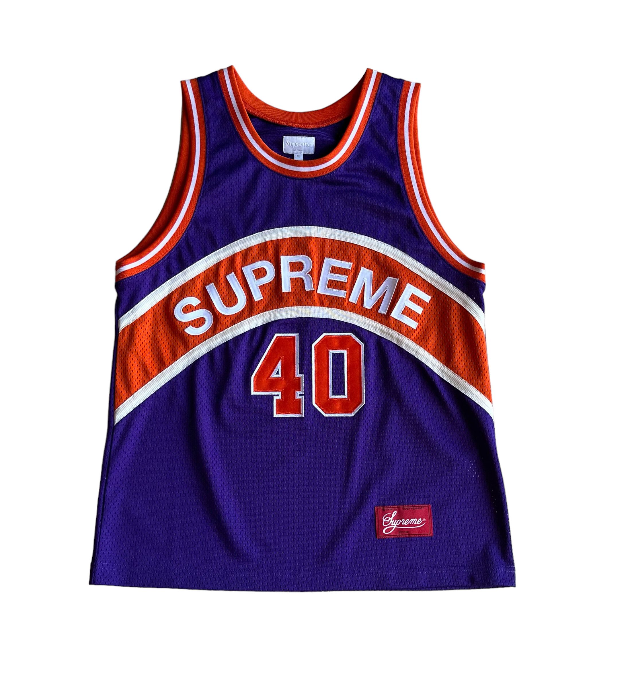 Supreme Curve Basketball Jersey | Grailed