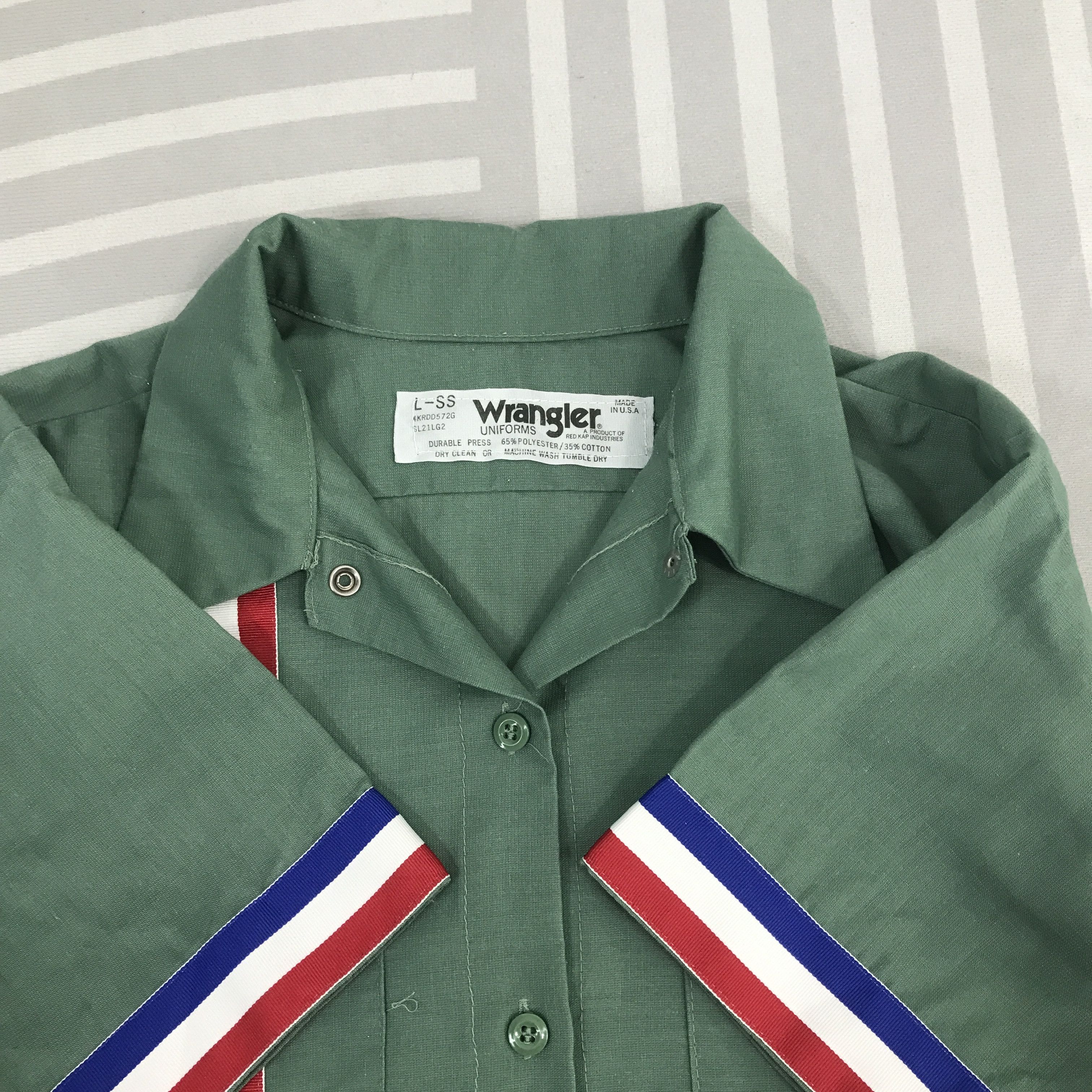 Vintage × Wrangler Vintage Wrangler Racing style button up Shirt Size US L / EU 52-54 / 3 - 6 Thumbnail