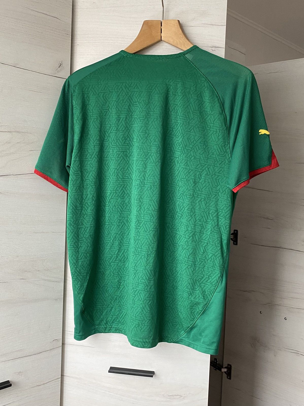 Puma Cameroon Africa HomePuma Soccer Jersey Team2009/2010 Size L Size US L / EU 52-54 / 3 - 8 Thumbnail