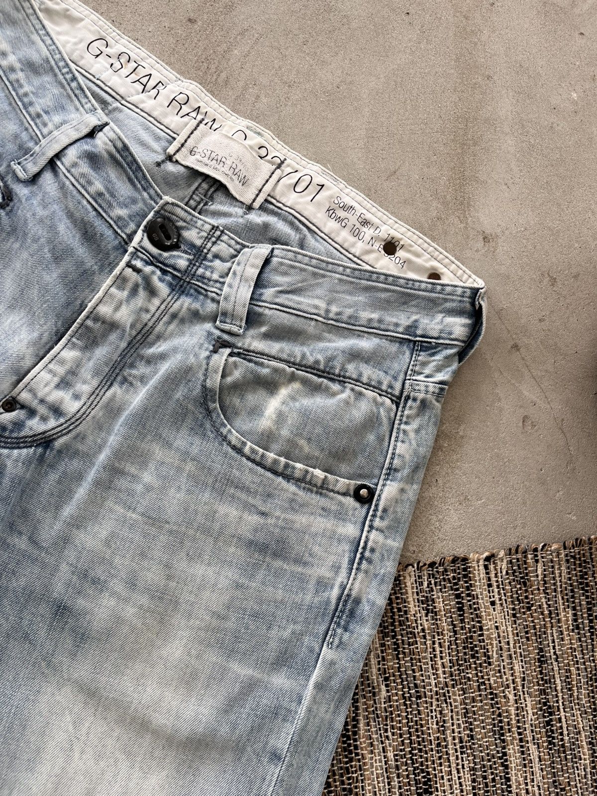 G-Star Vintage GStar Distressed Jeans 32/34 Light Blue Avantgarde Size US 32 / EU 48 - 10 Thumbnail